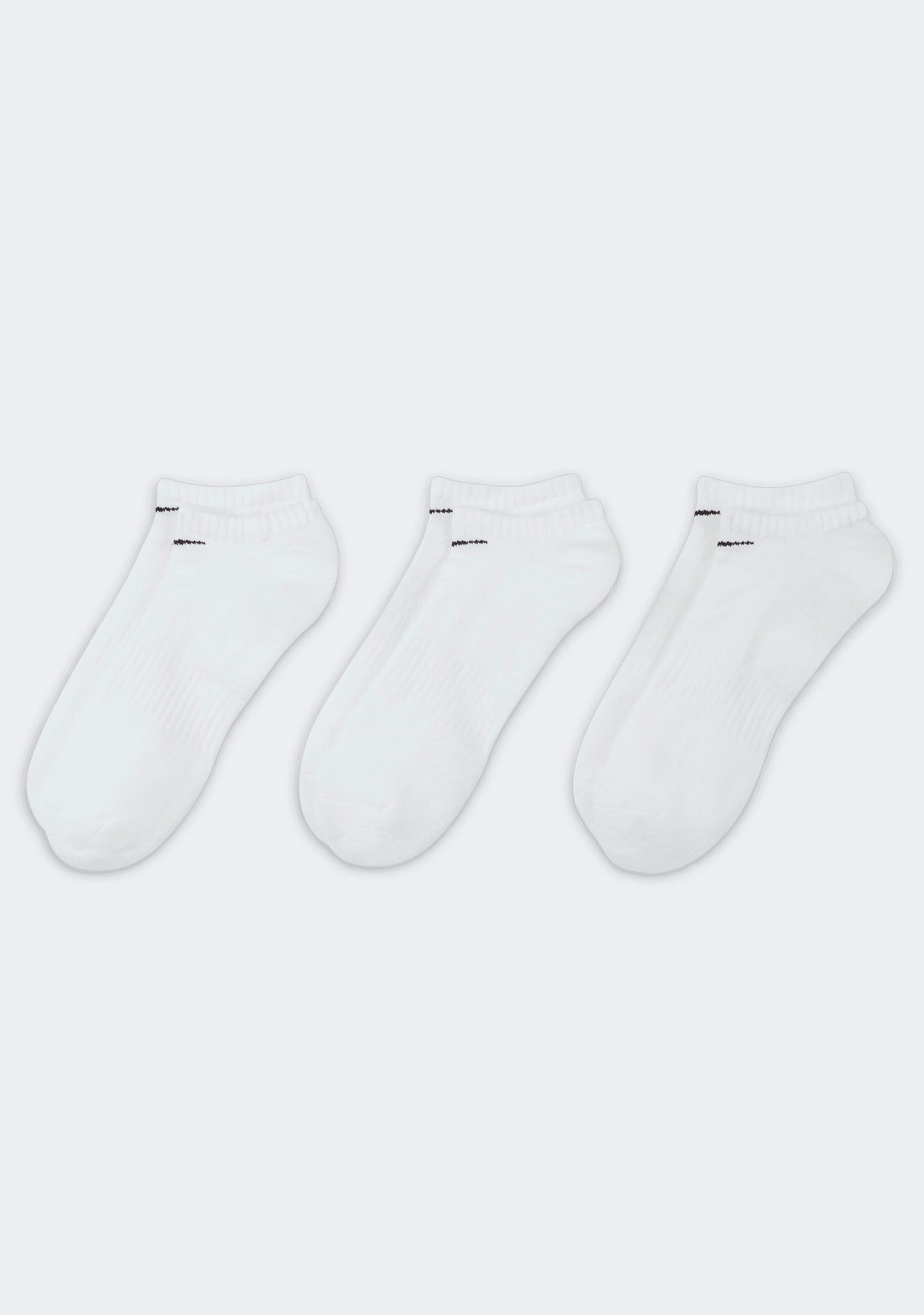 Nike Adults Everyday Cushioned No-Show Socks (3 Pack)