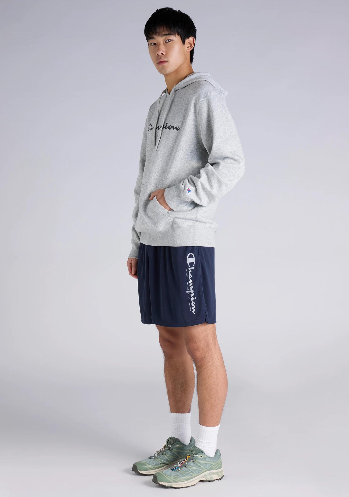 Champion Men's Leg Core Training Shorts Navy