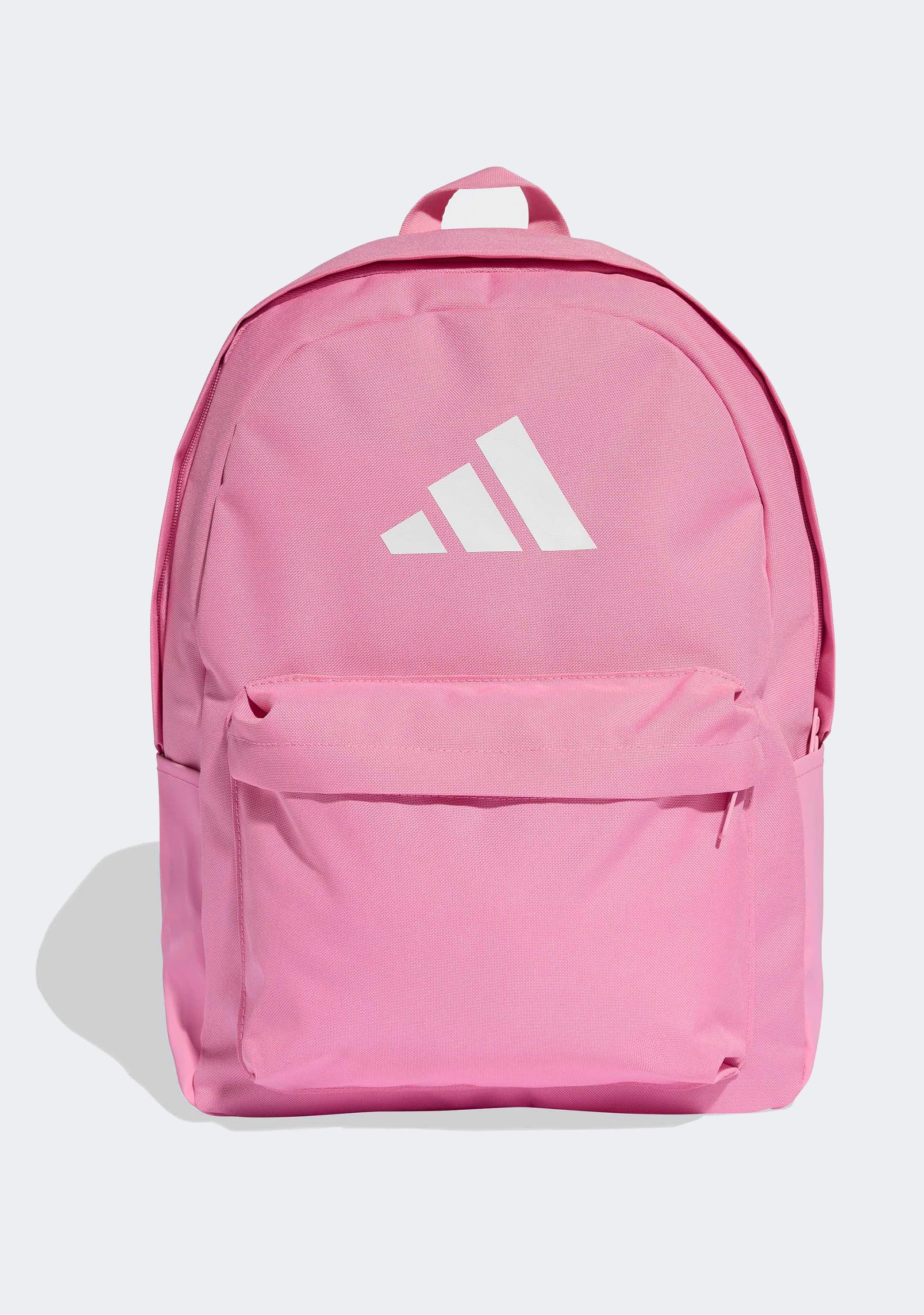 Adidas Classic 3 Bar Logo Backpack Pink