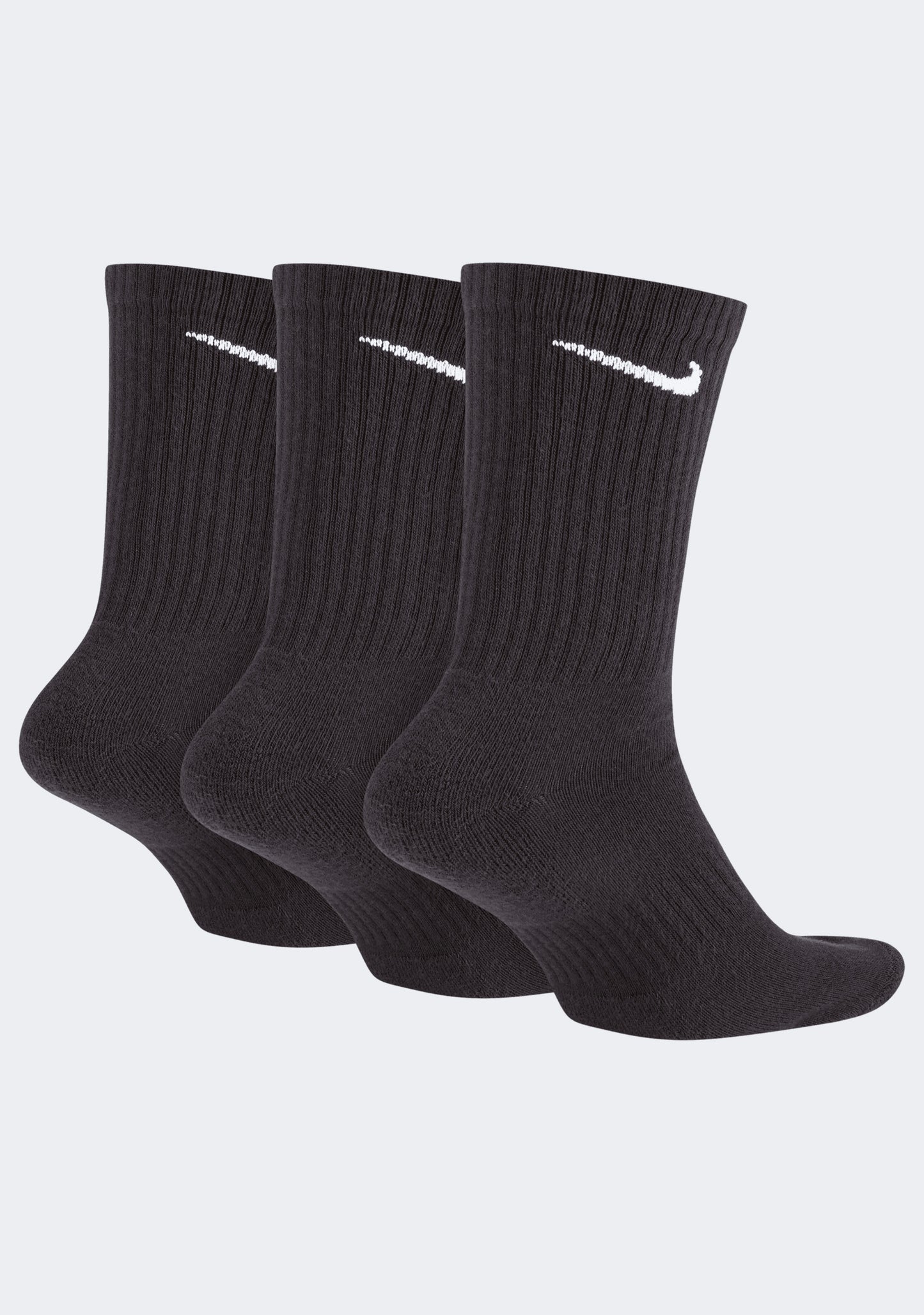 Nike Adults Everyday Cushioned Training Crew Socks (3 Pack)