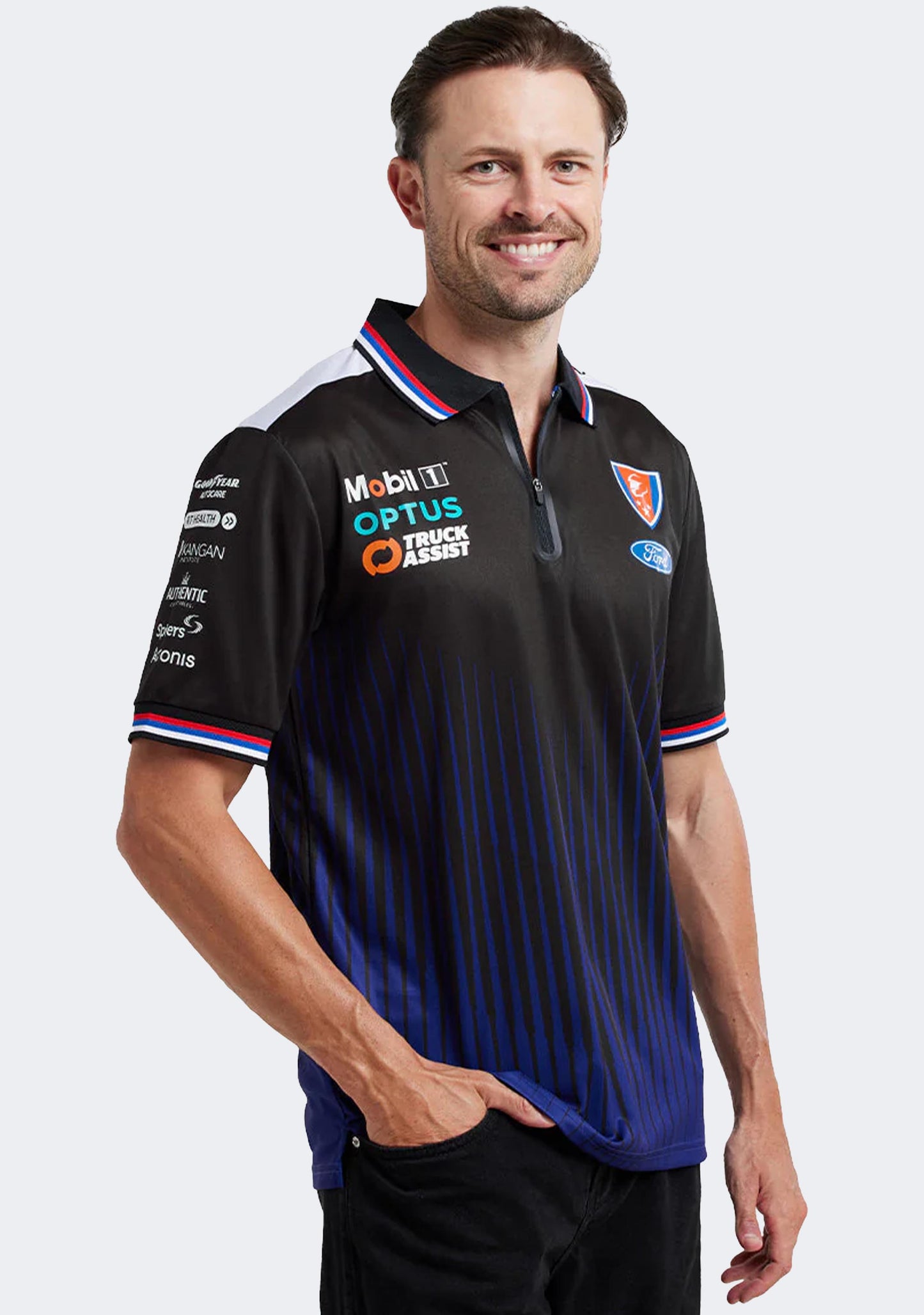 WAU Men's Team Zip Polo