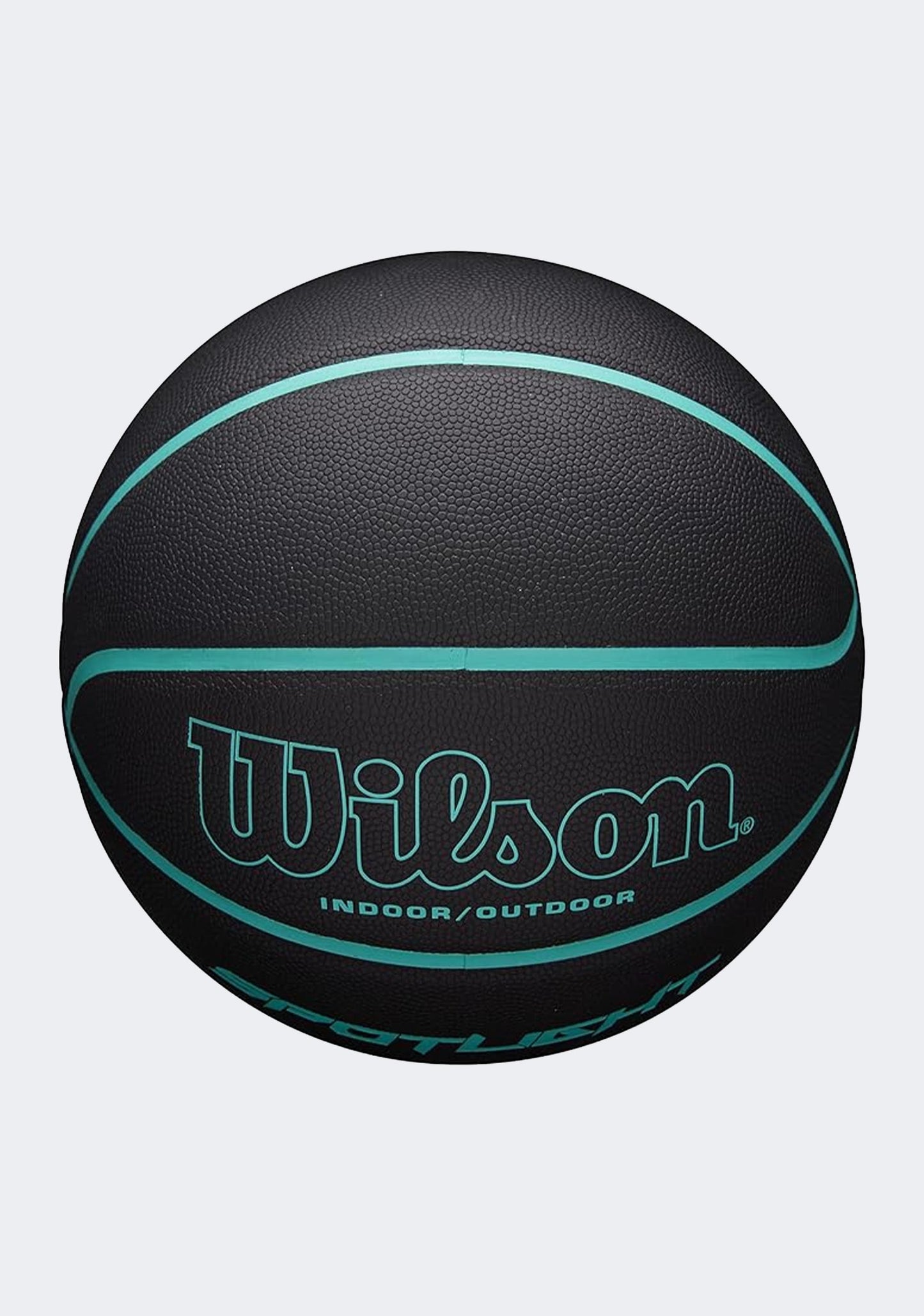 Wilson Spotlight Size 7 Basketball Black/Aqua
