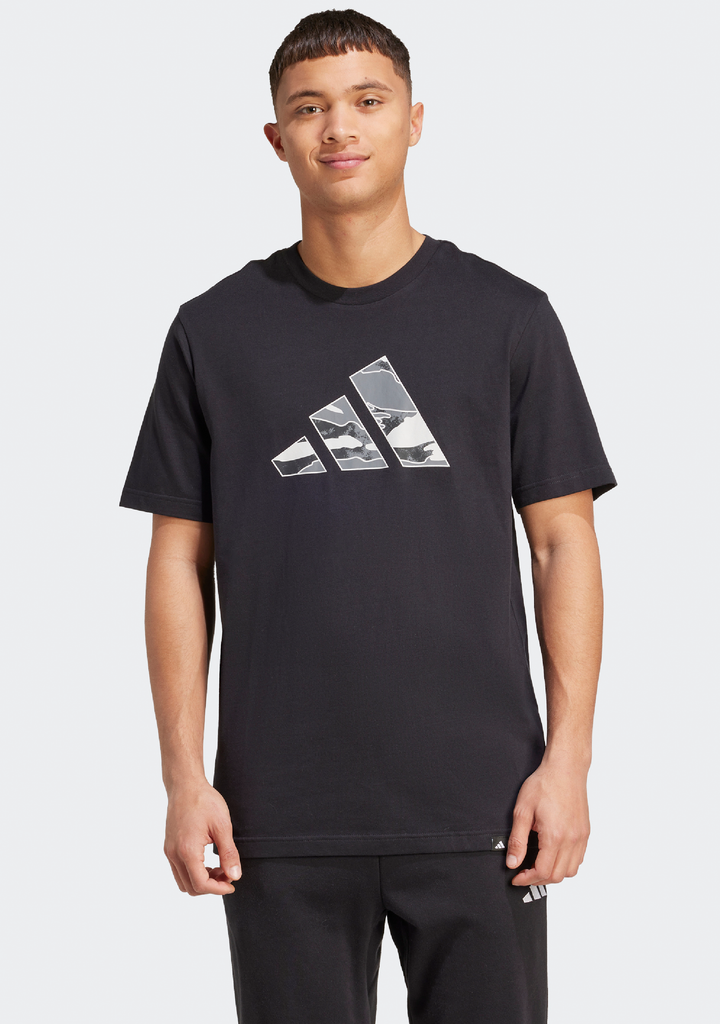 Adidas Men's Camo Logo Graphic Tee