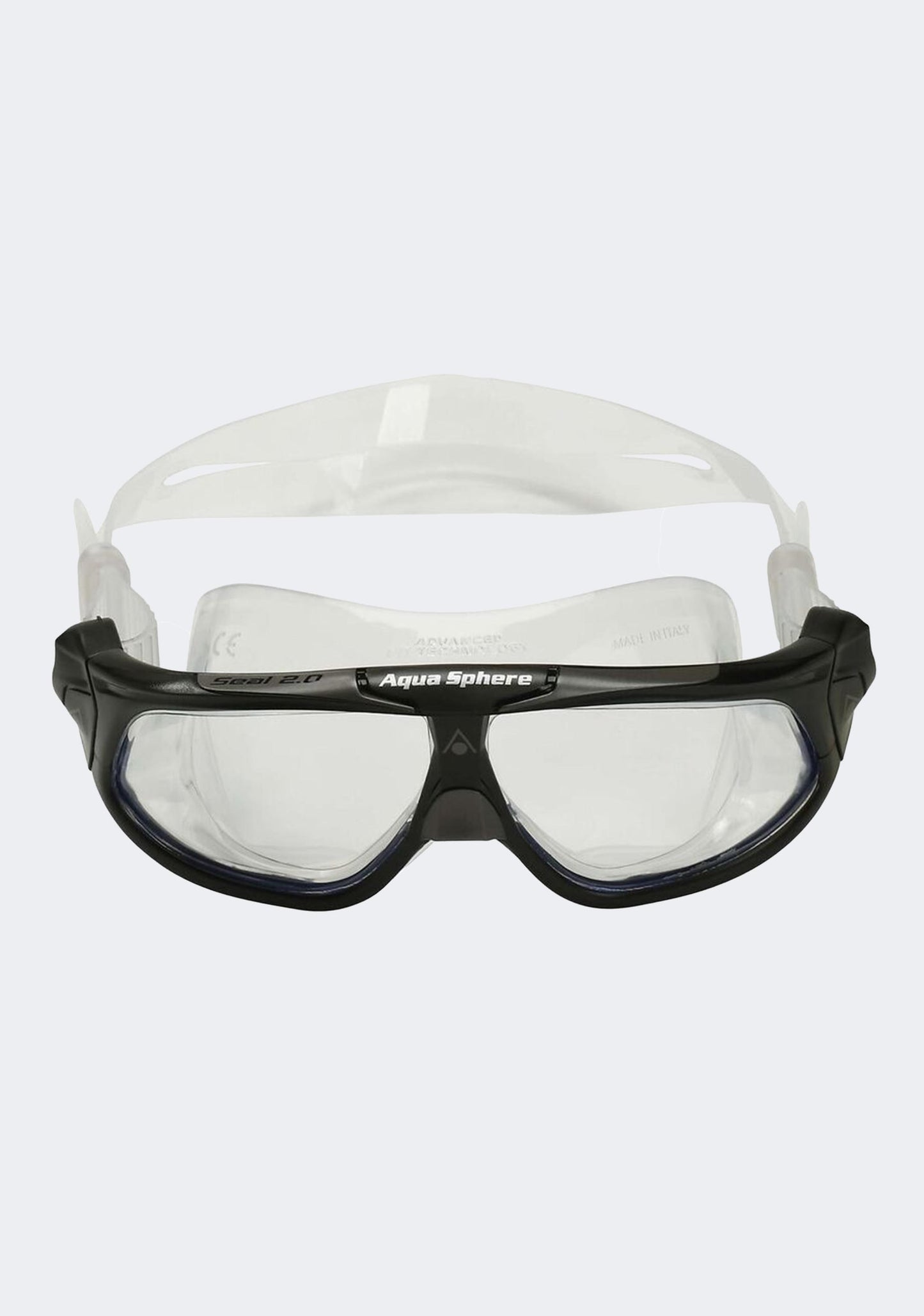 Aquasphere Adults Seal 2.0 Clear Lens Goggles Black/Grey