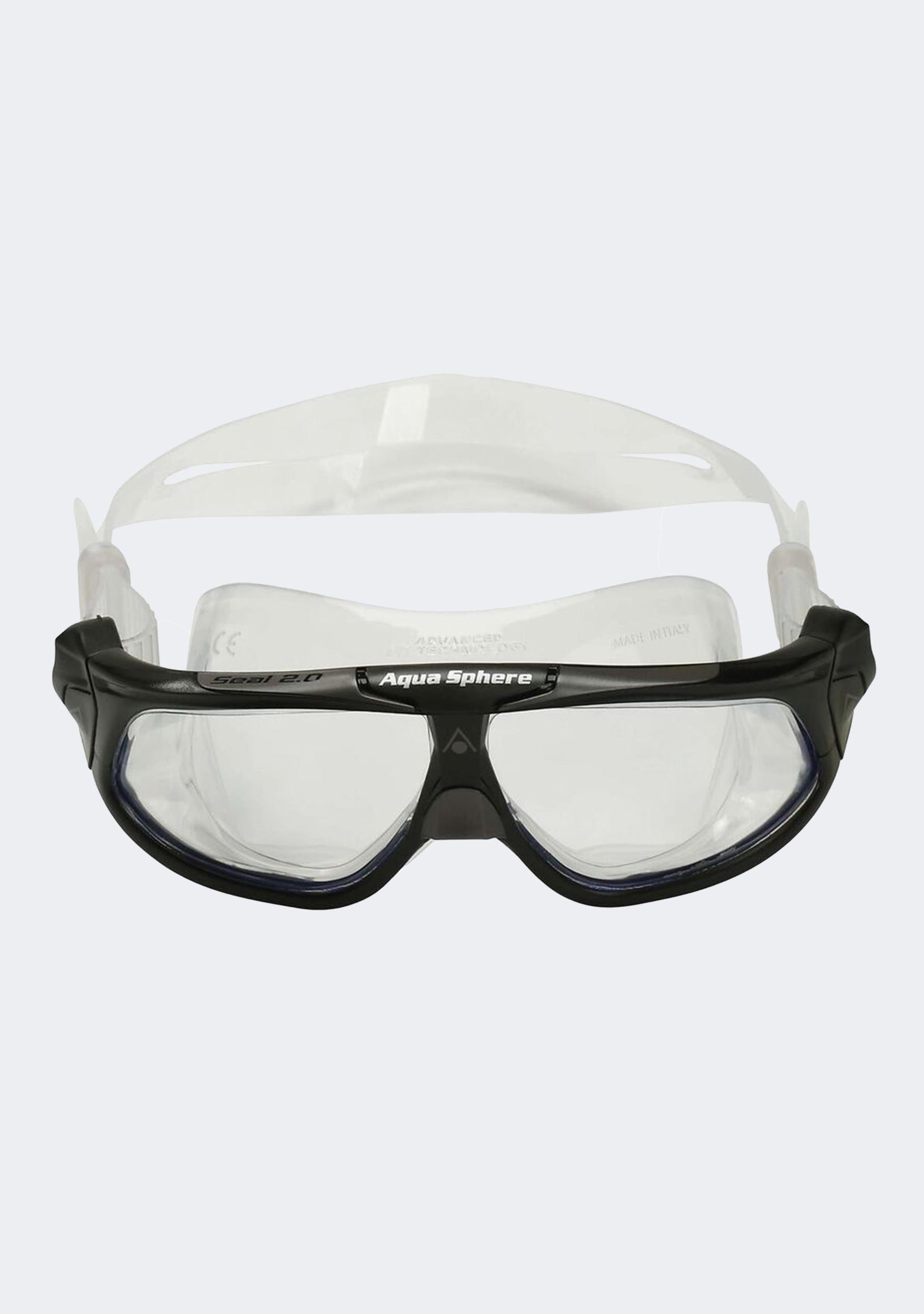 Aquasphere Adults Seal 2.0 Clear Lens Goggles Black/Grey