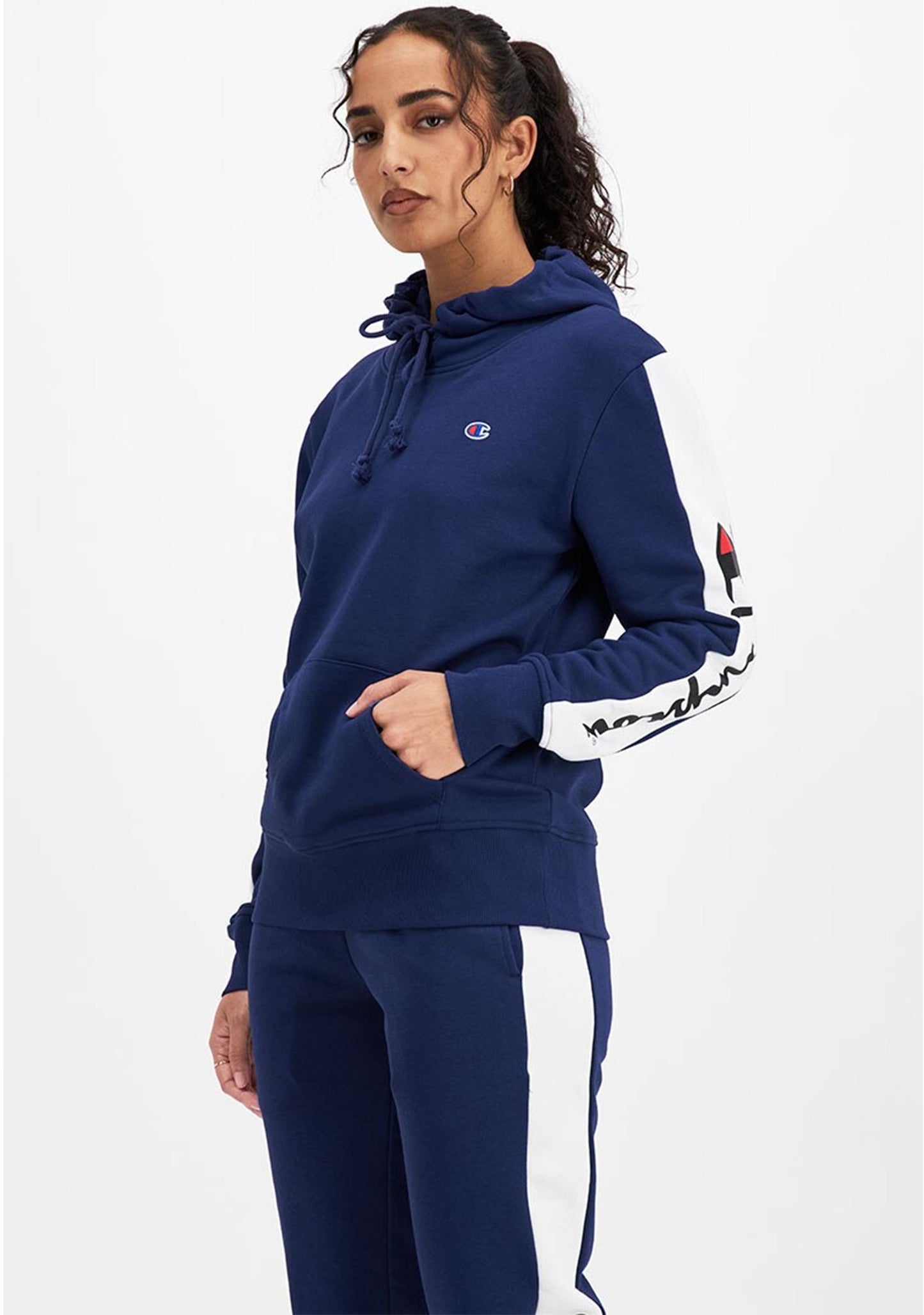 Champion Womens Panel Hoodie