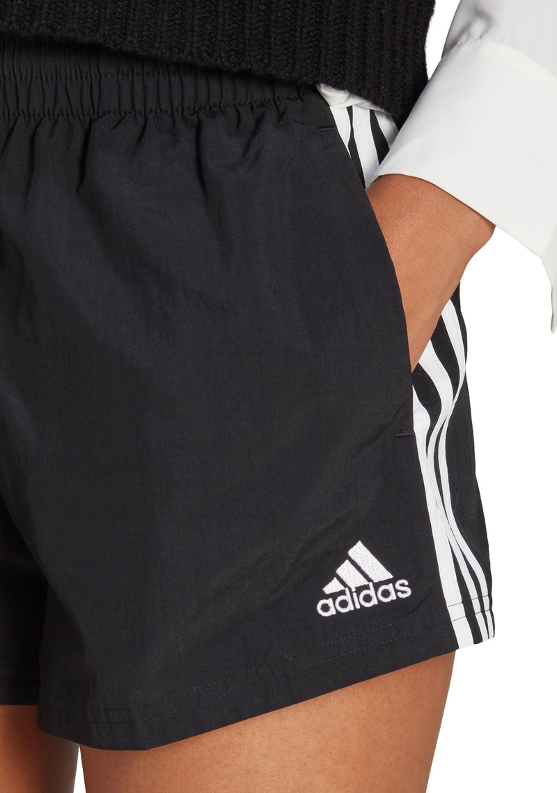 Adidas Womens Essentials 3-Stripes Woven Shorts <br> HT3397