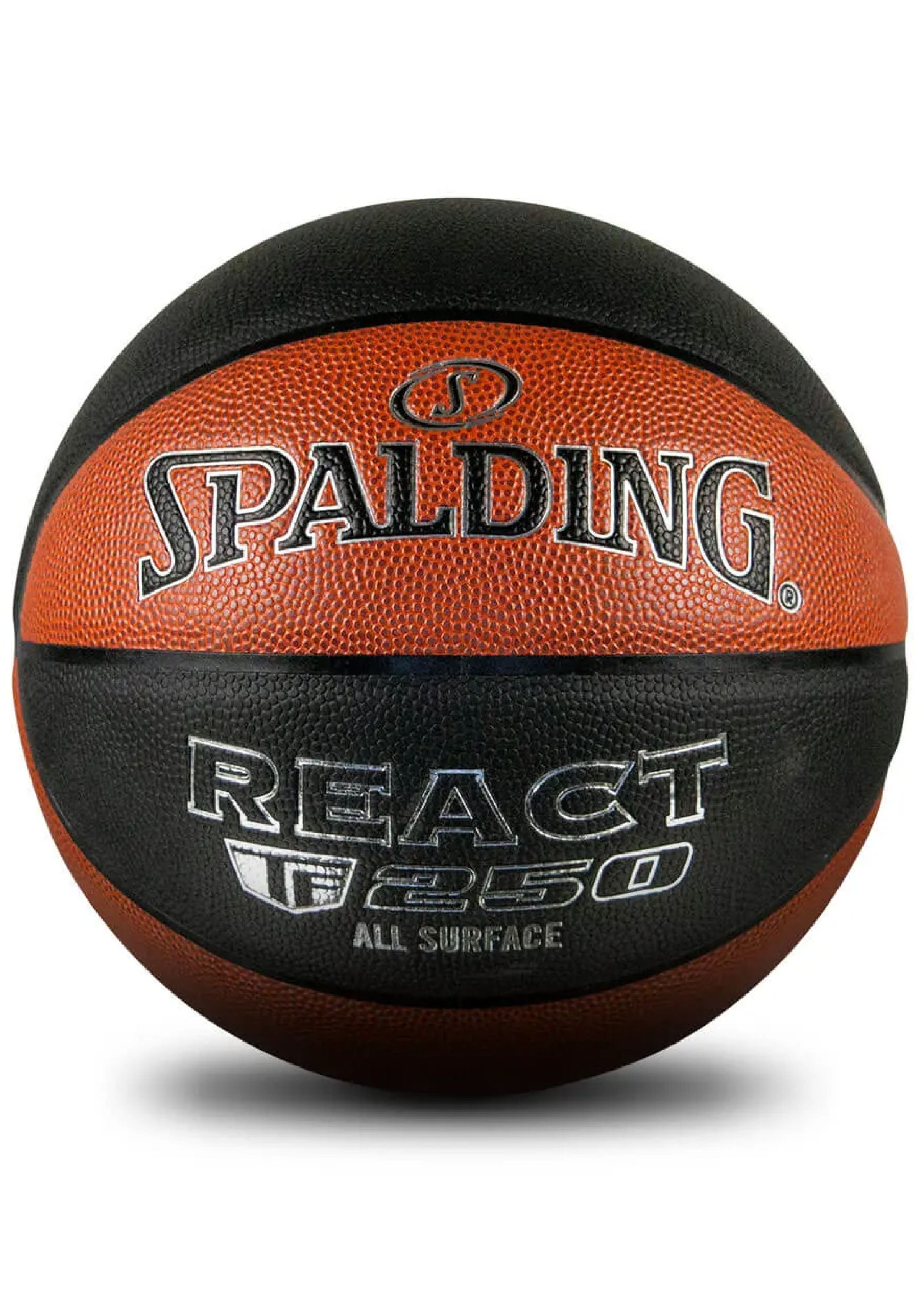 Officiële Basketbal EU Maat 7 Spalding React FIBA TF 250 Basketbal - Oranje, EU Maat 7, Uniseks Uniseks Basketbal Samengesteld Leer Officiële Basketbal EU Maat 7 Spalding React FIBA TF 250 Basketbal - Oranje, EU Maat 7, Uniseks Uniseks Basketbal Samengesteld Leer