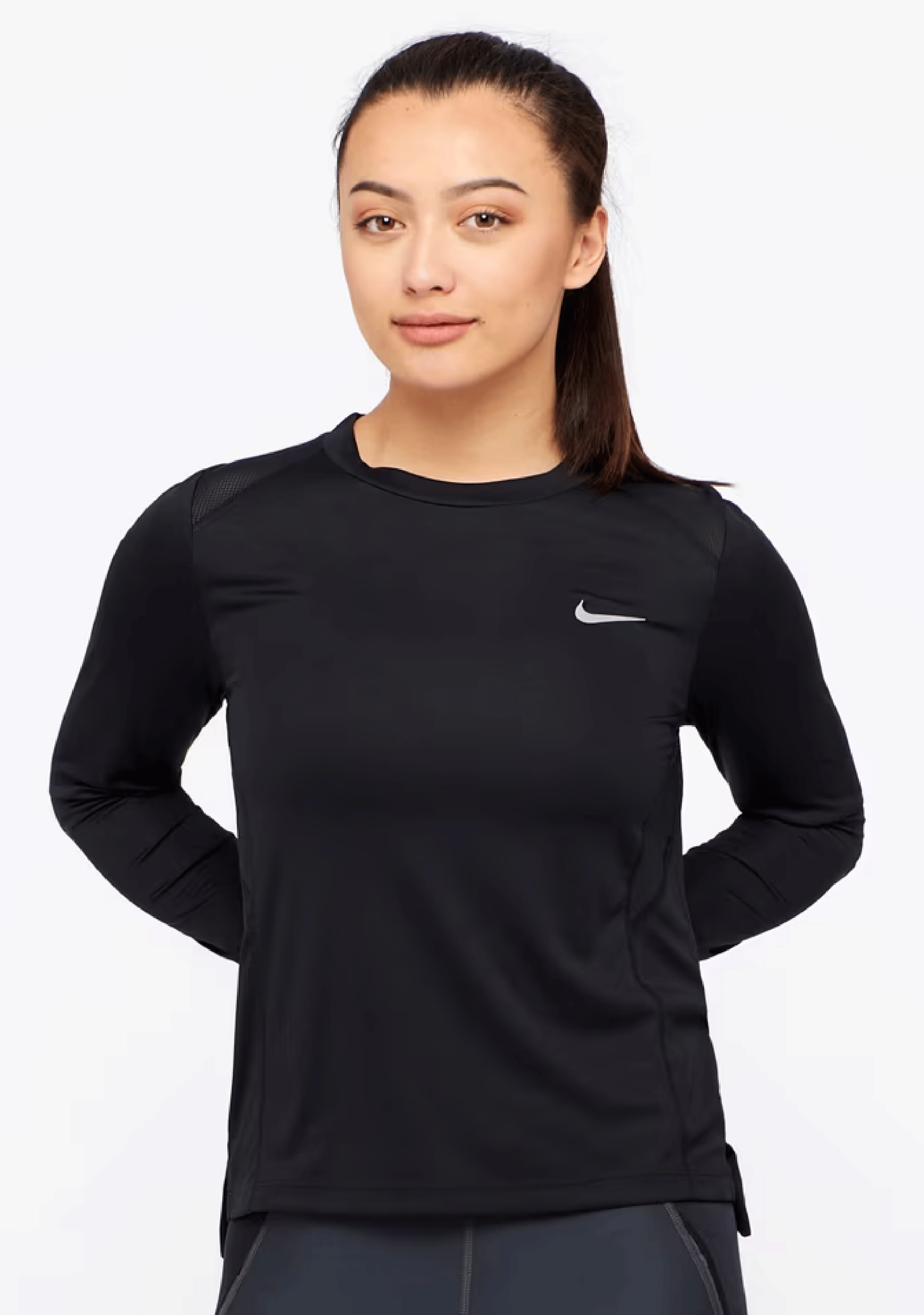 Nike Womens Dri Fit Miller Long Sleeve Top AT4192 010 Jim Kidd Sports