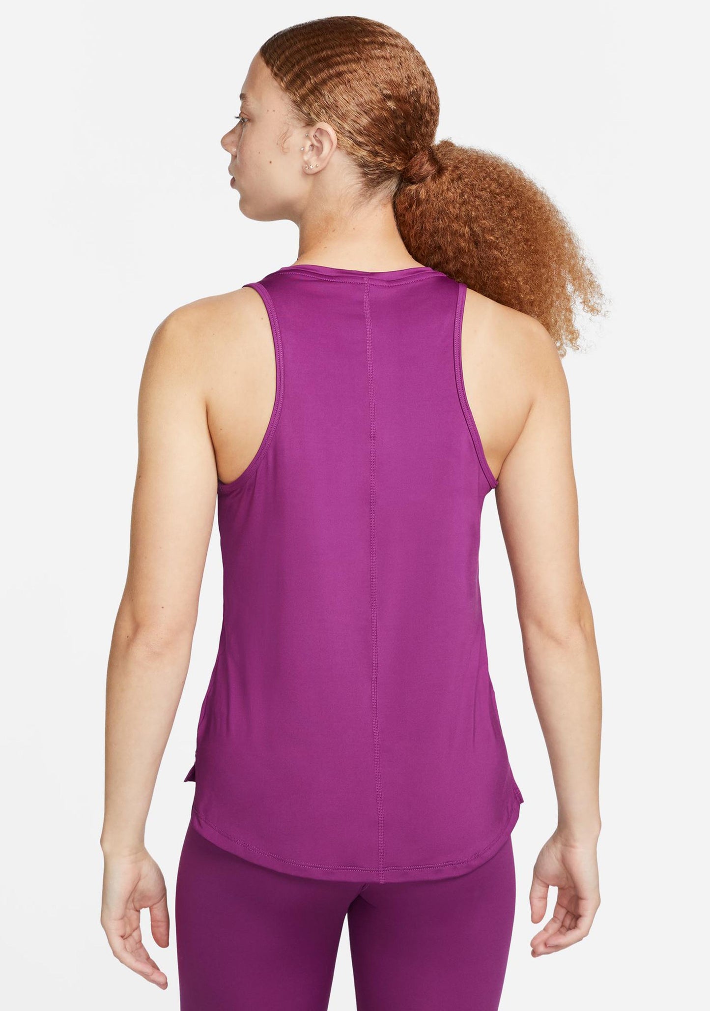 Nike Women’s Dri-Fit One Graphic Logo Tank Purple