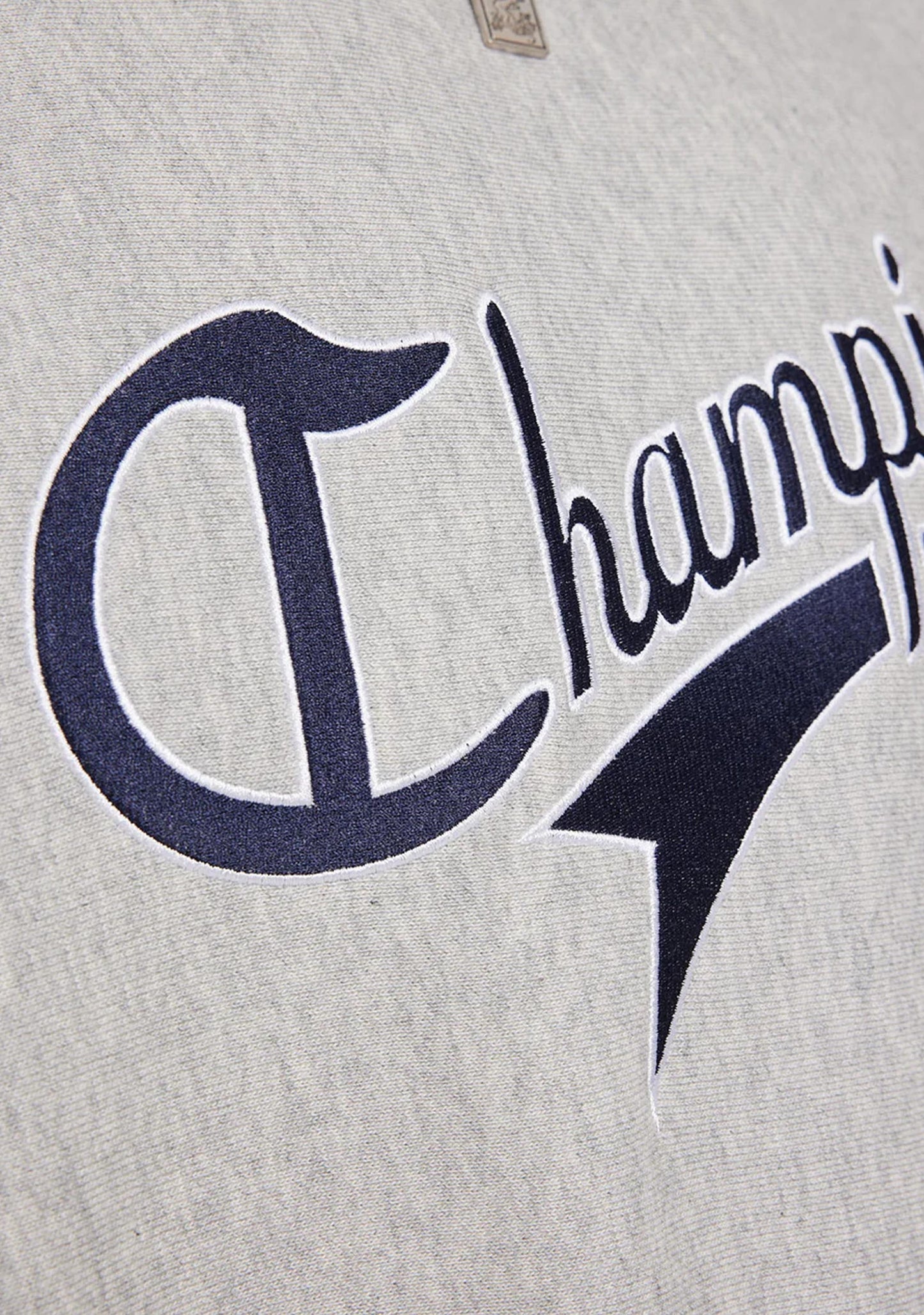 Champion Men's Reverse Weave Cursive Logo Crew