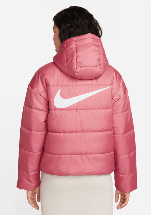 Nike Womens Sportswear Classic Hooded Puffer Jacket Pink <br> DJ6995 667