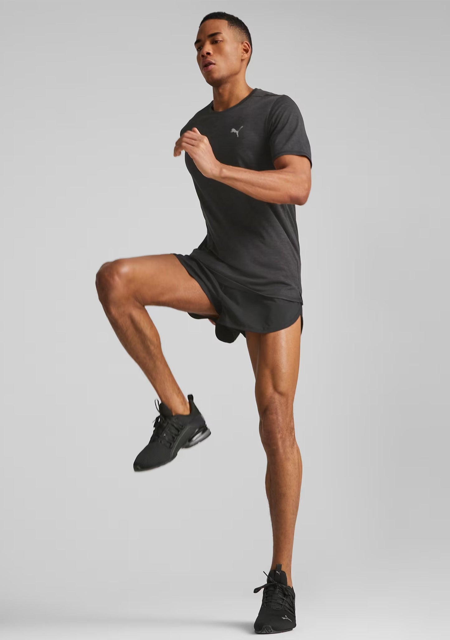 Puma Men's Run Favourite Heather Running Tee <br> 523151 01