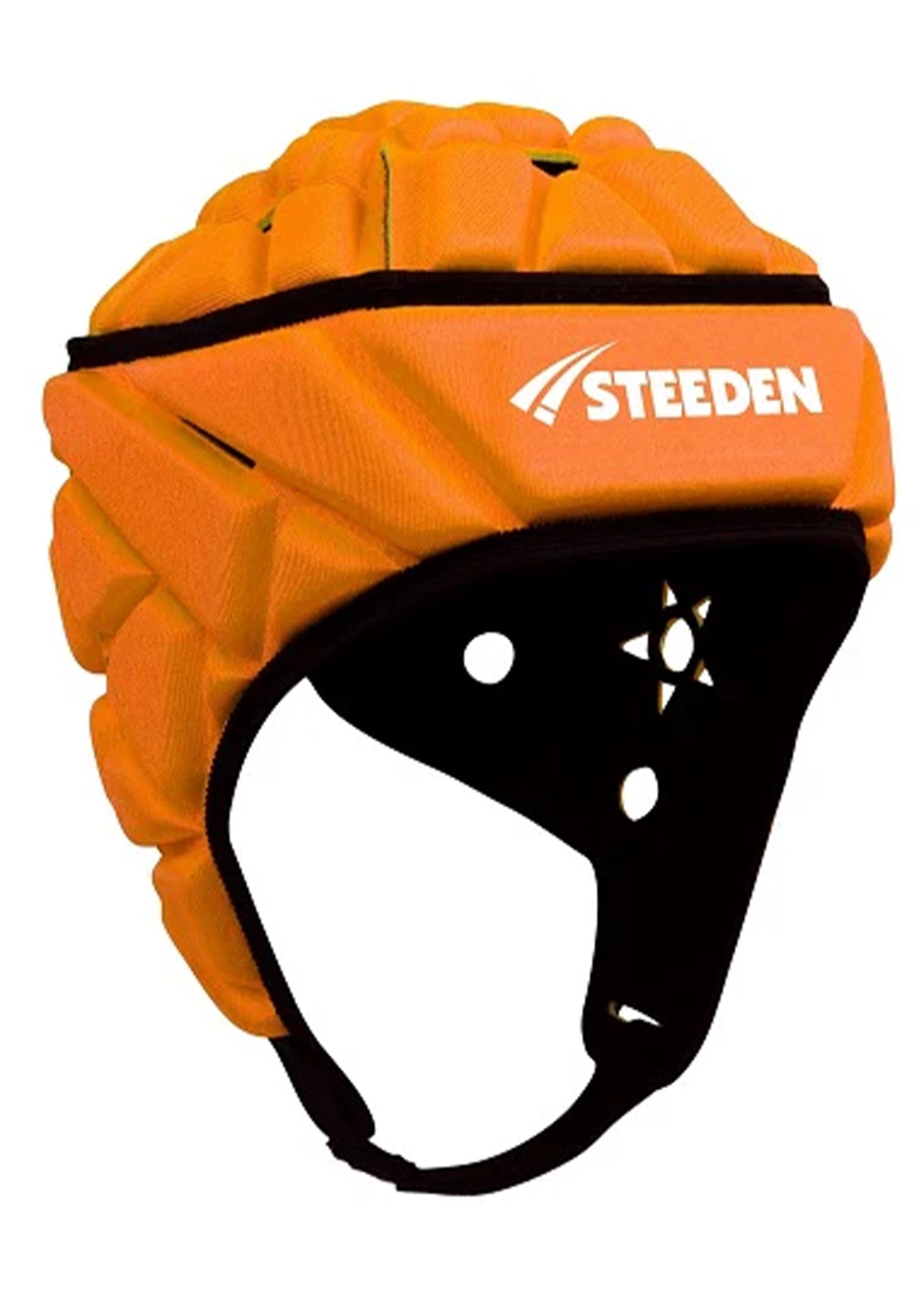 Steeden Adults Galaxy Headgear Orange Jim Kidd Sports