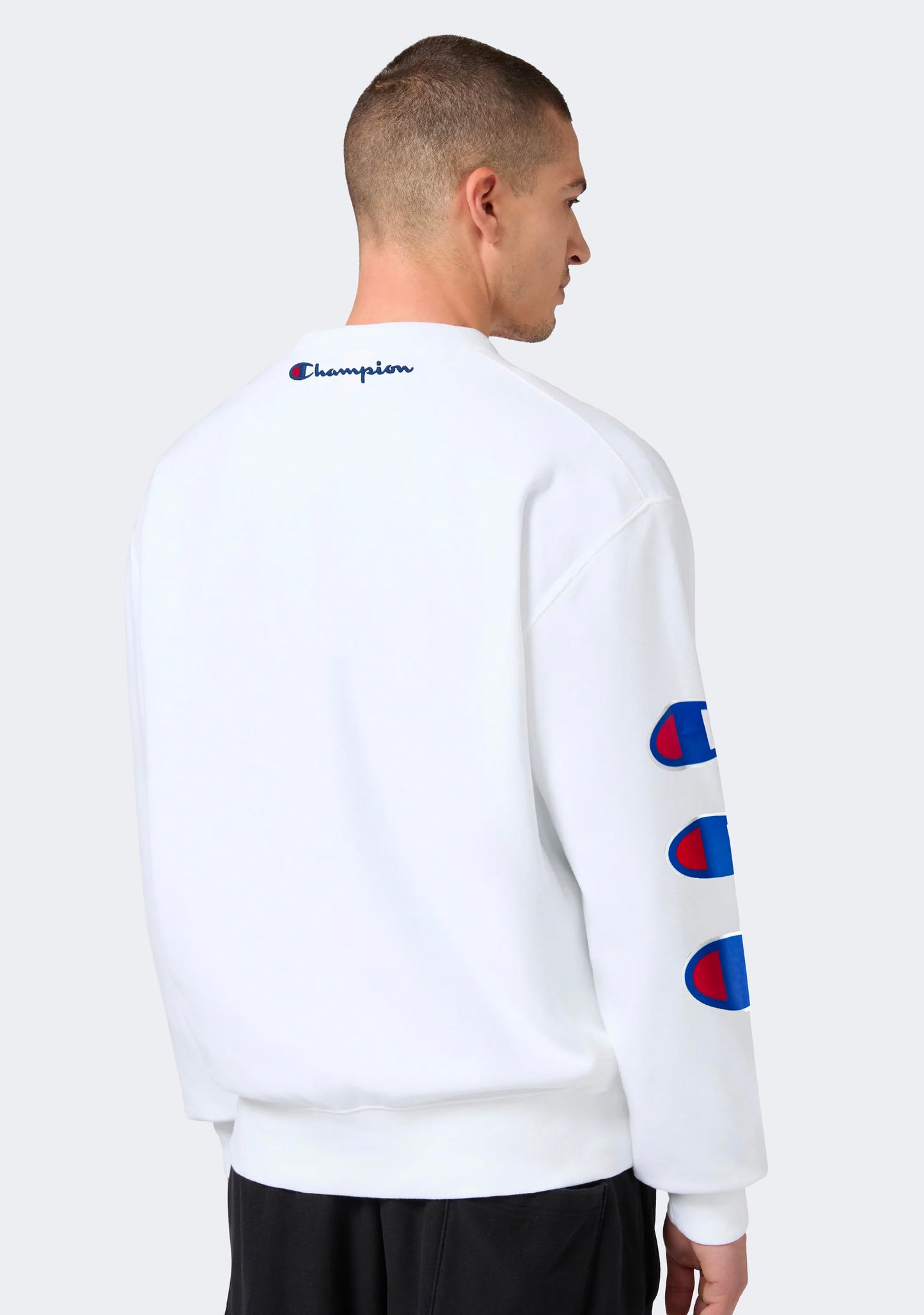 Champion Men's Rochester C Logo Crew