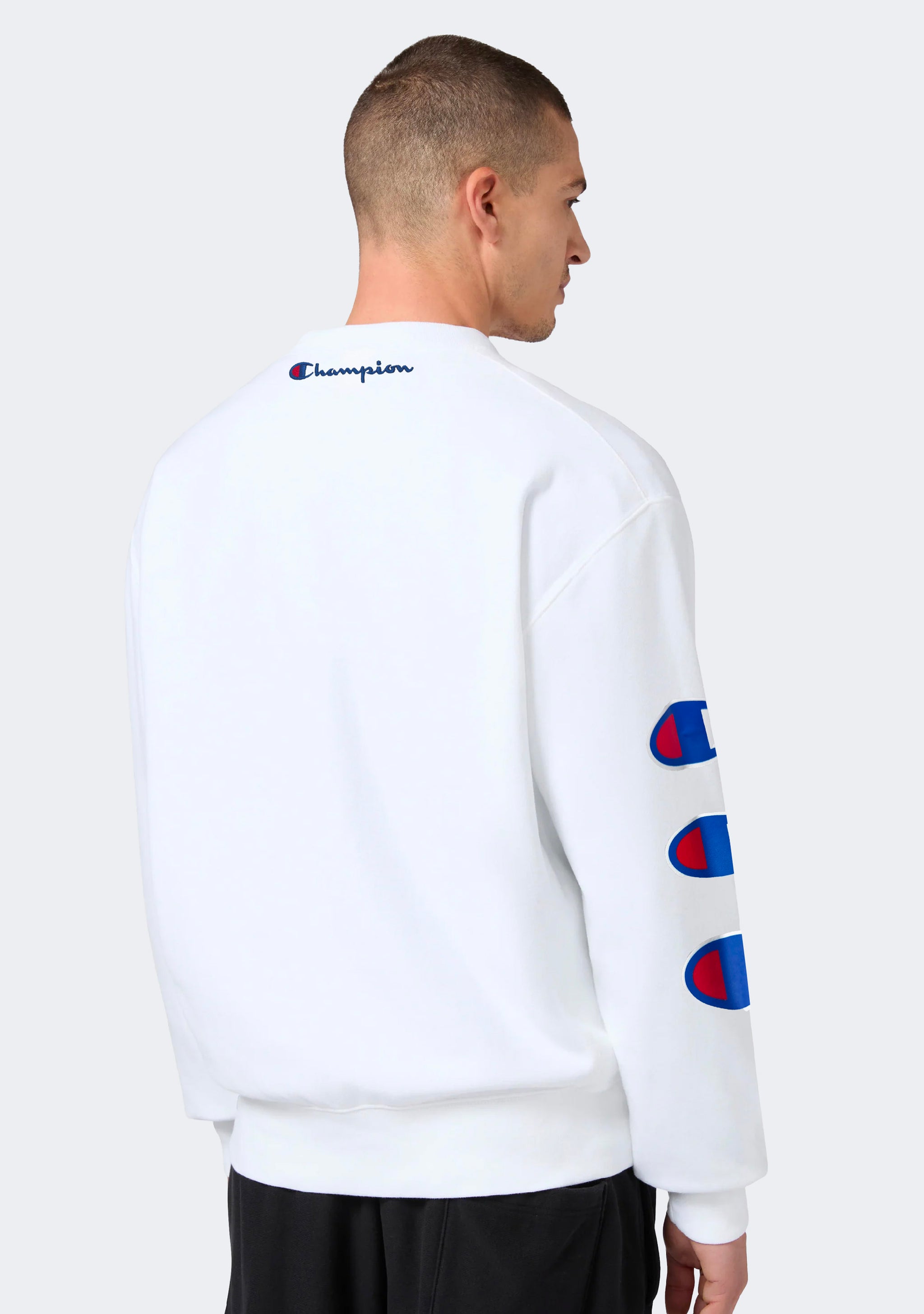 Champion Men's Rochester C Logo Crew