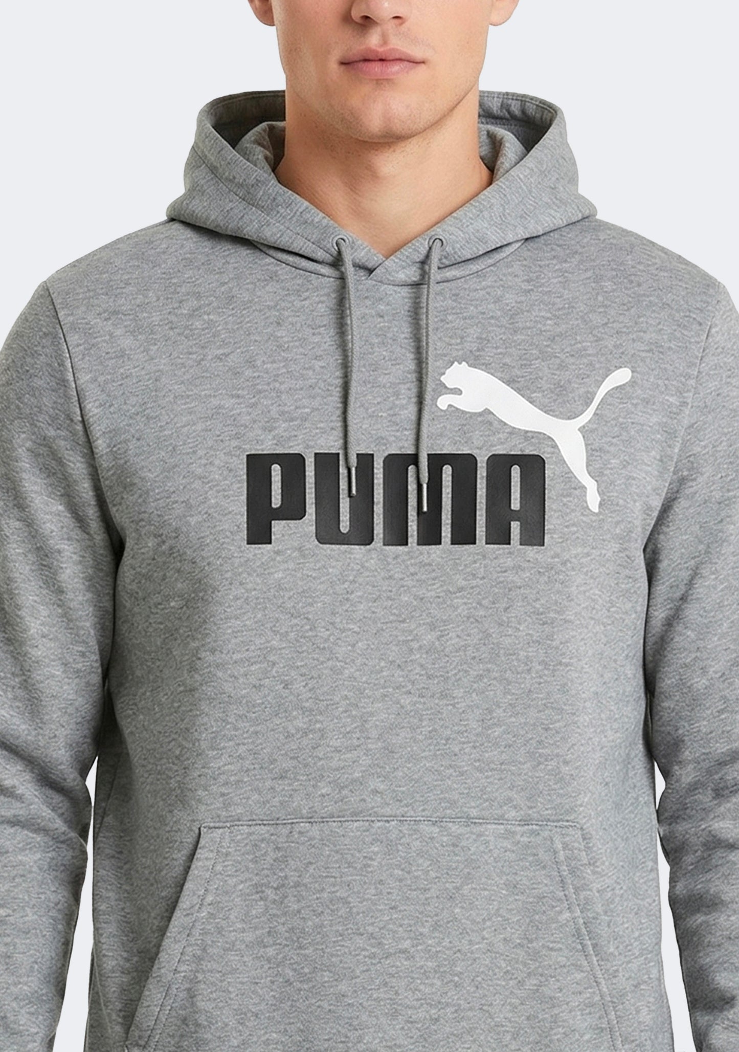 Puma Men's Essentials+ Two-Tone Big Logo Hoodie