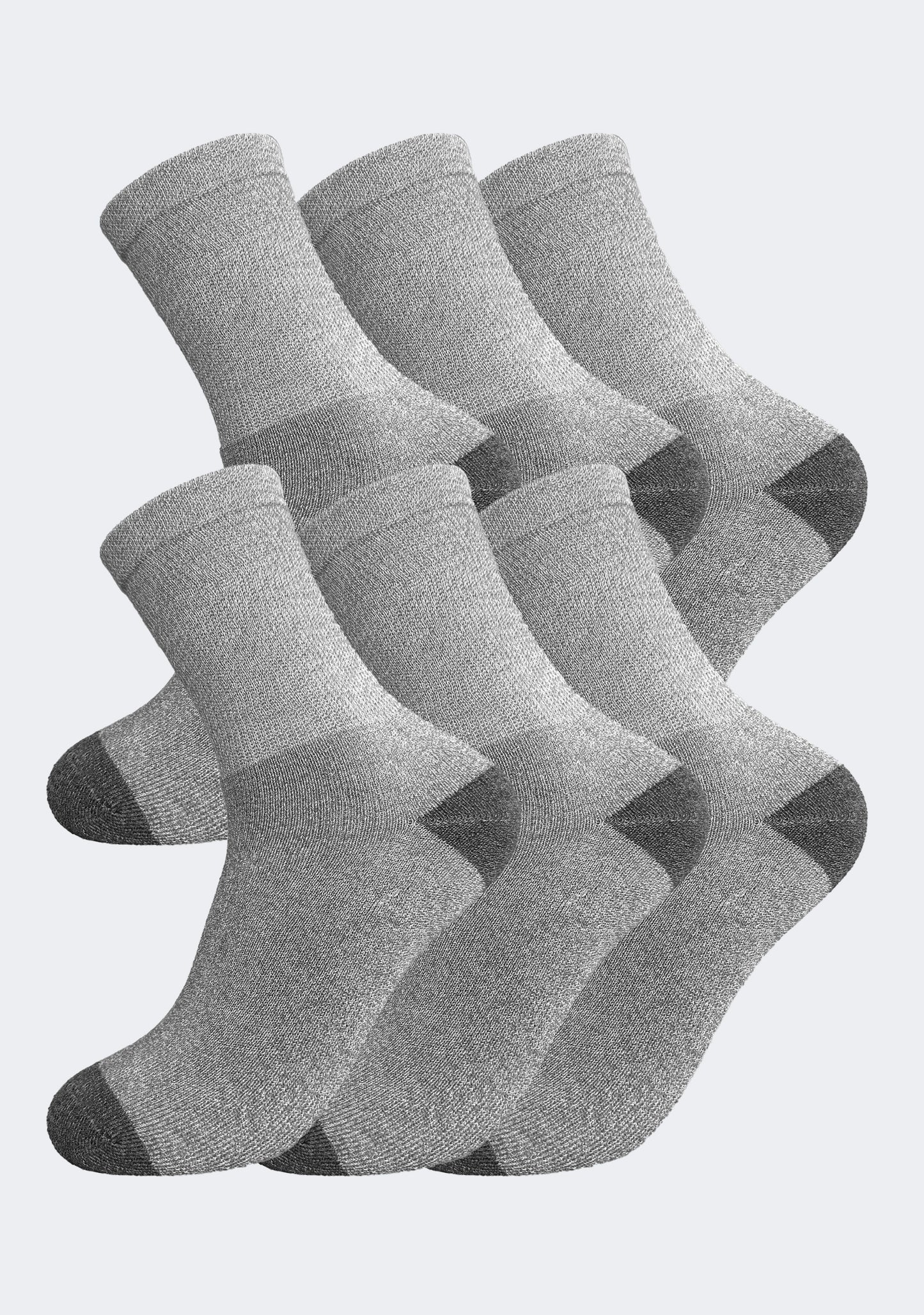 Sof Sole 6 Pack Perform Crew Bamboo Socks