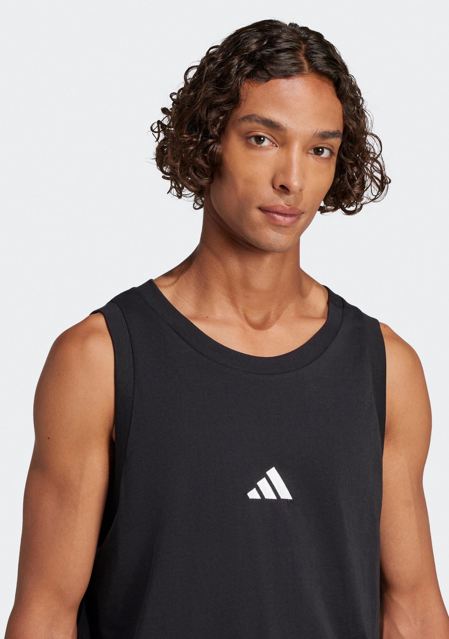 Adidas Men's Essentials Small Logo Tank Top