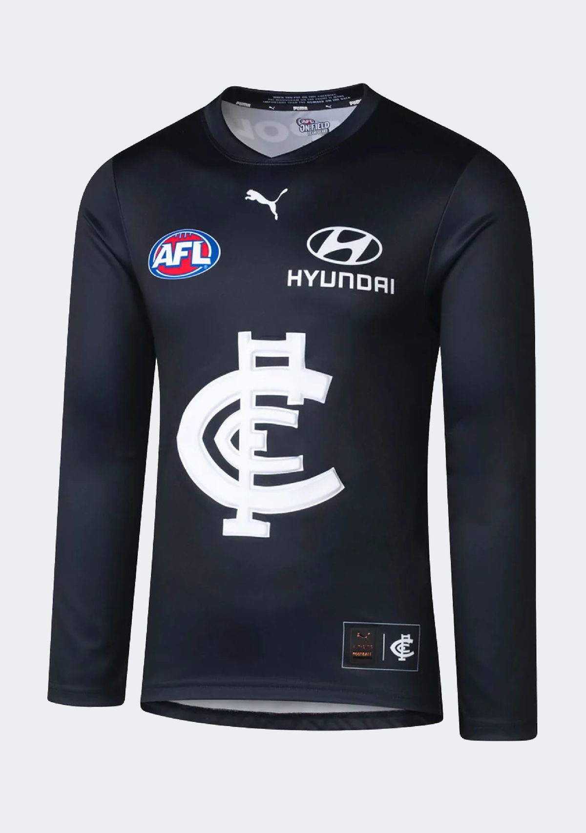 Puma Men's Carlton Blues 2026 Long Sleeve Home Guernsey