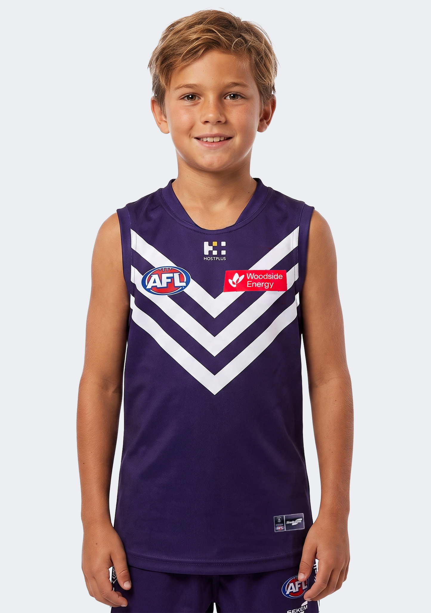 Burley Sekem Youth Fremantle Dockers Replica Home Jumper