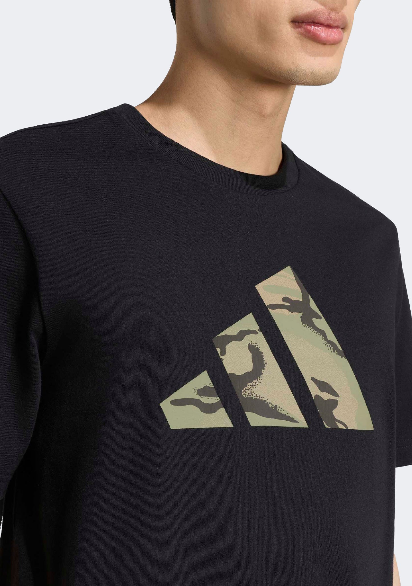 Adidas Men's Camo Logo Graphic Tee