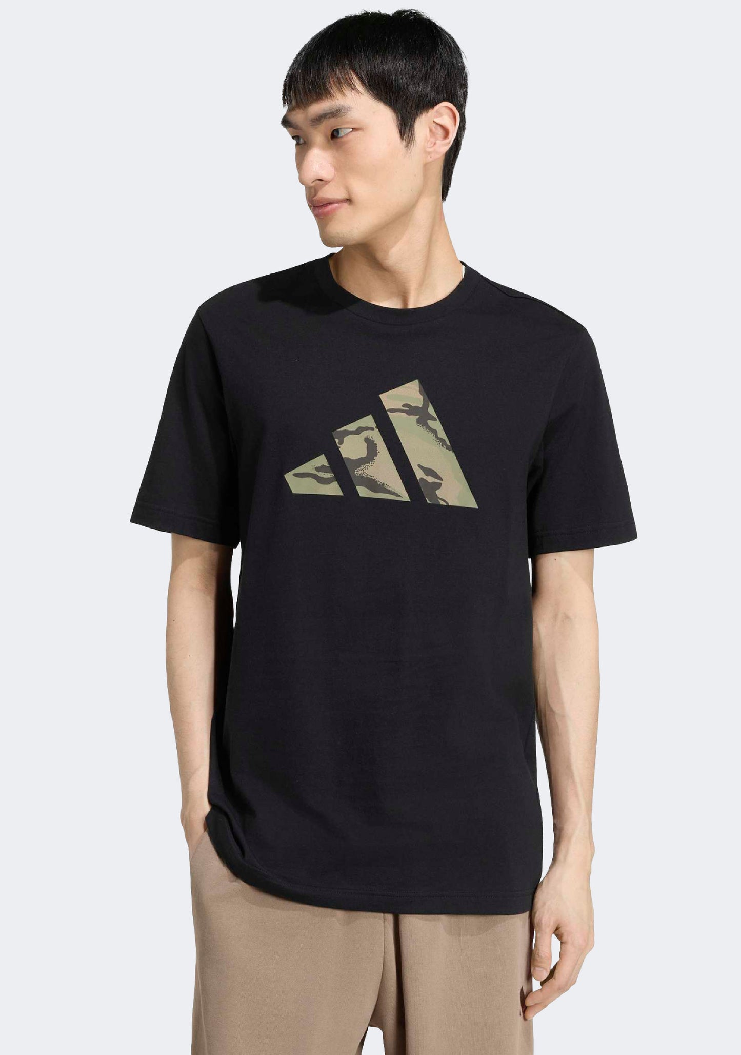Adidas Men's Camo Logo Graphic Tee
