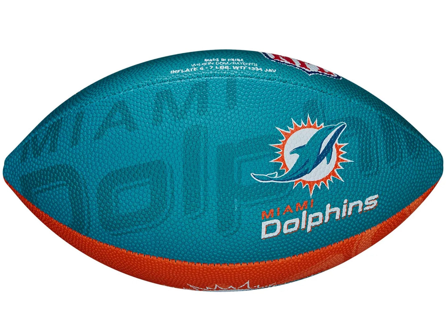 Wilson Official NFL Team Tailgate Football Miami Dolphins <br> WTF1534MI