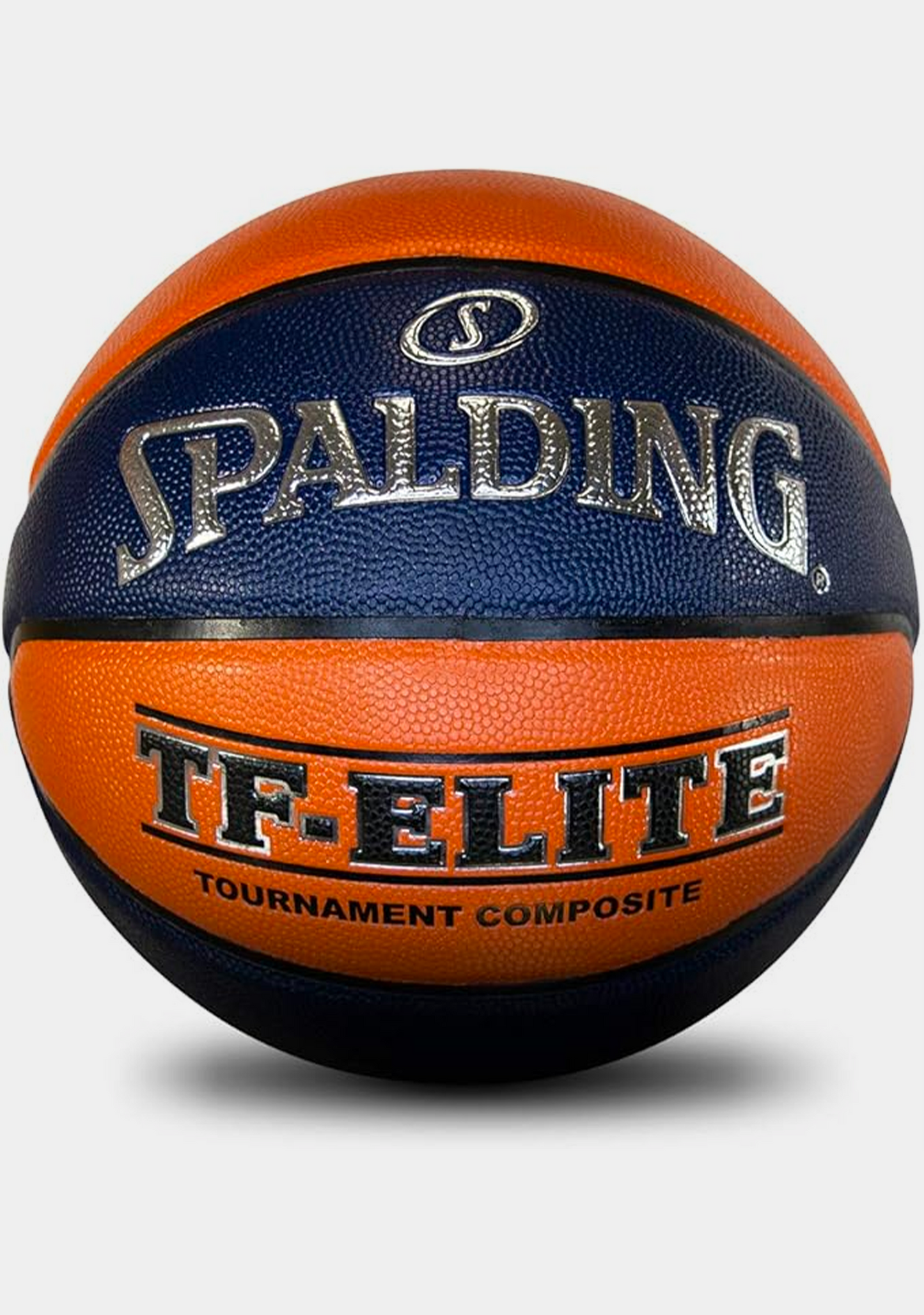 Spalding TF-ELITE Competition Ball - Orange/Navy/Silver