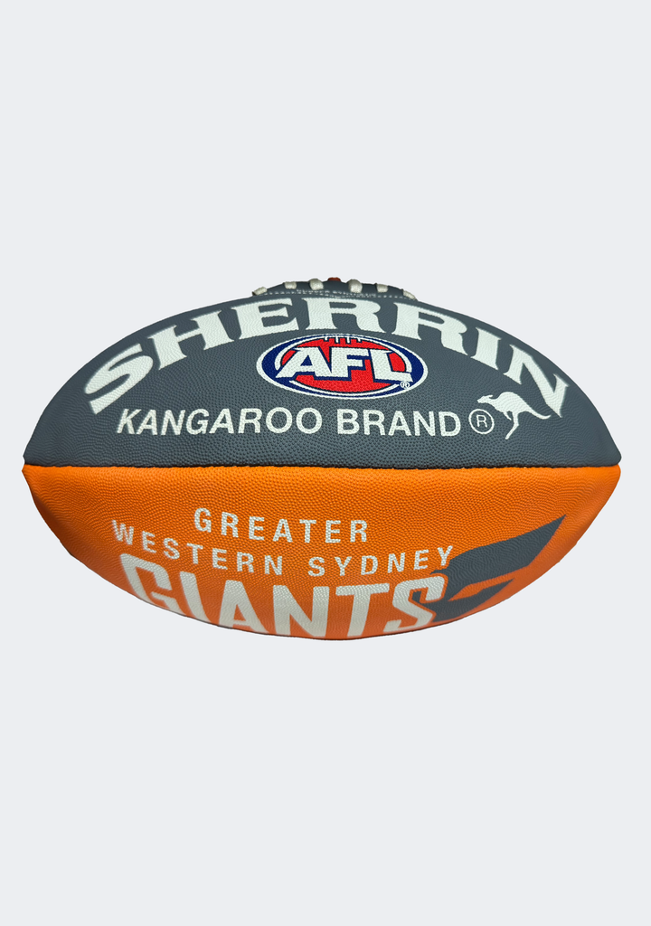 Sherrin GWS Giants Rubber Synthetic Footy