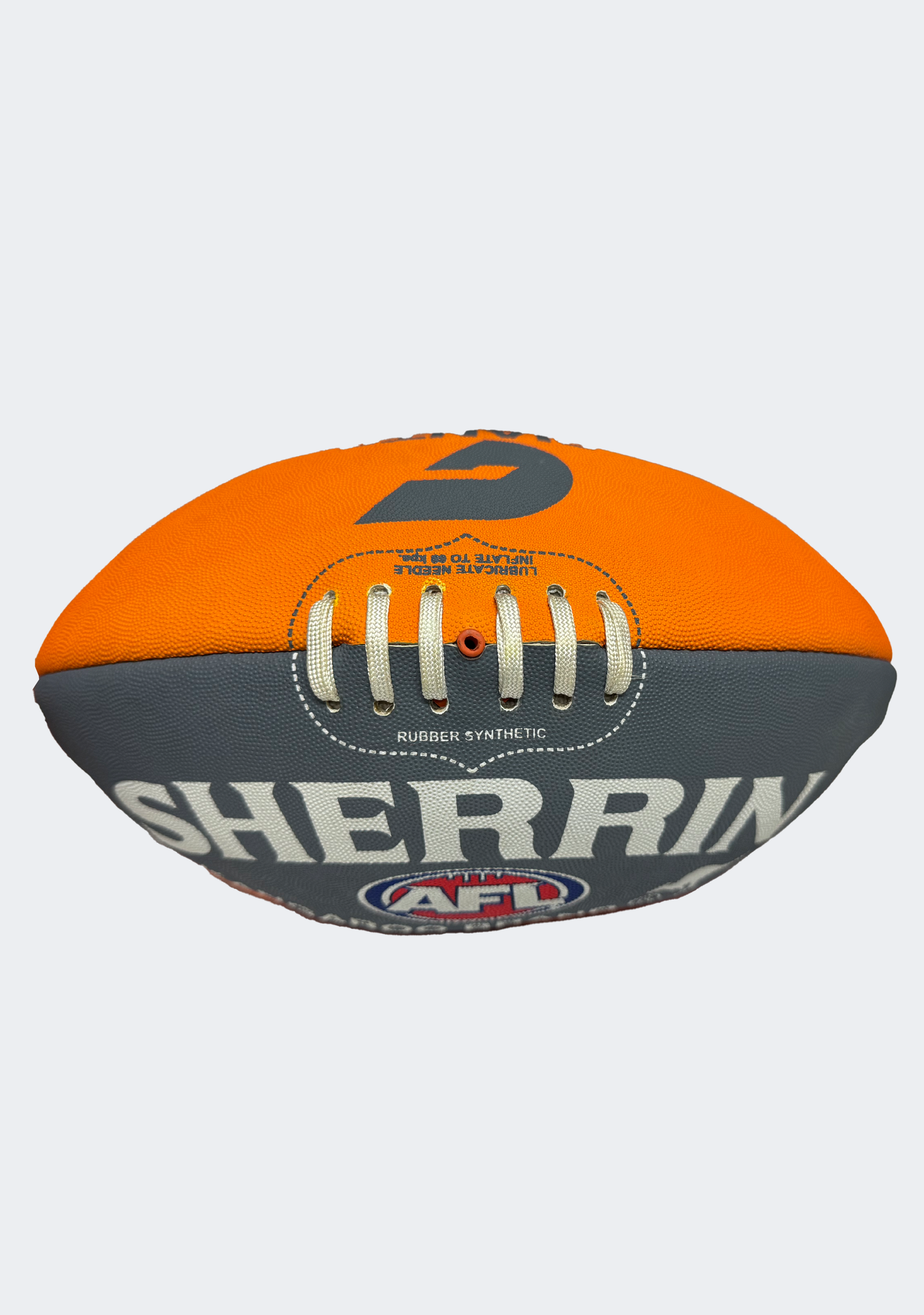 Sherrin GWS Giants Rubber Synthetic Footy