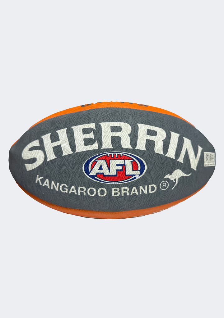 Sherrin GWS Giants Rubber Synthetic Footy