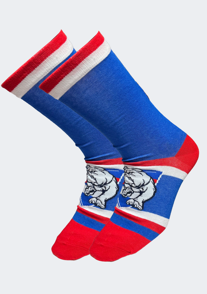 NAR Men's Western Bulldogs 2 Pk Supporter Socks