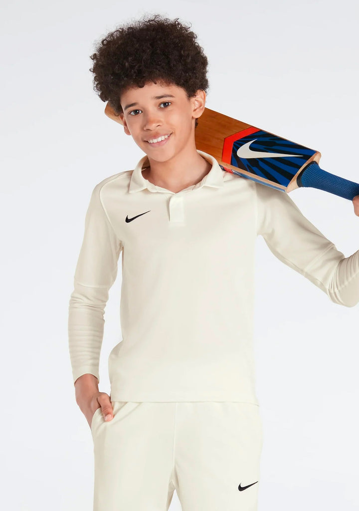 Nike Youth Cricket Long Sleeve Polo