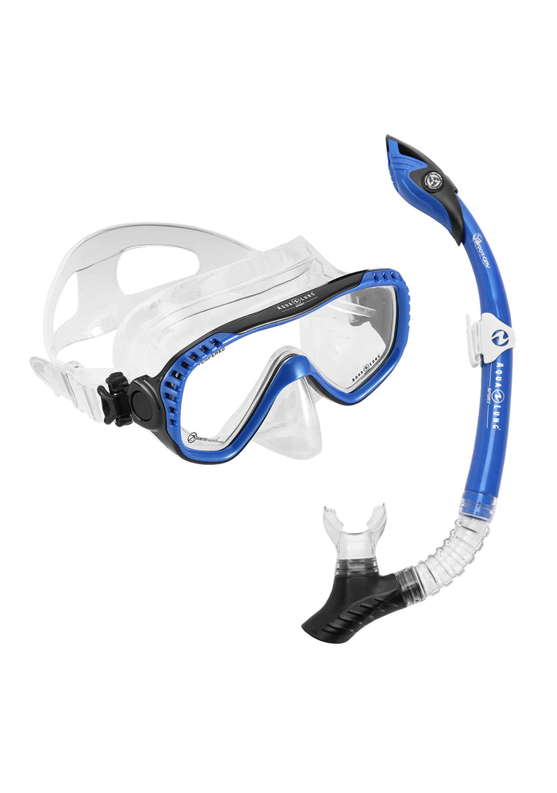 Aqua Lung Compass Combo Mask & Snorkel Blue/Black - SC296400 1L