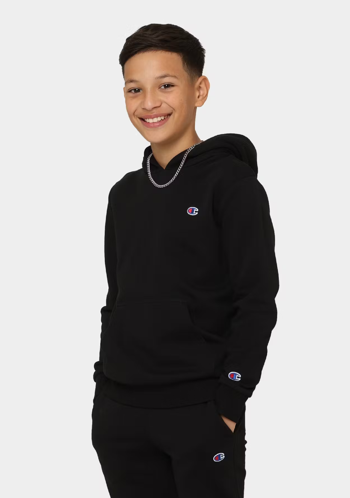 Champion Kids' French Terry C Logo Hoodie