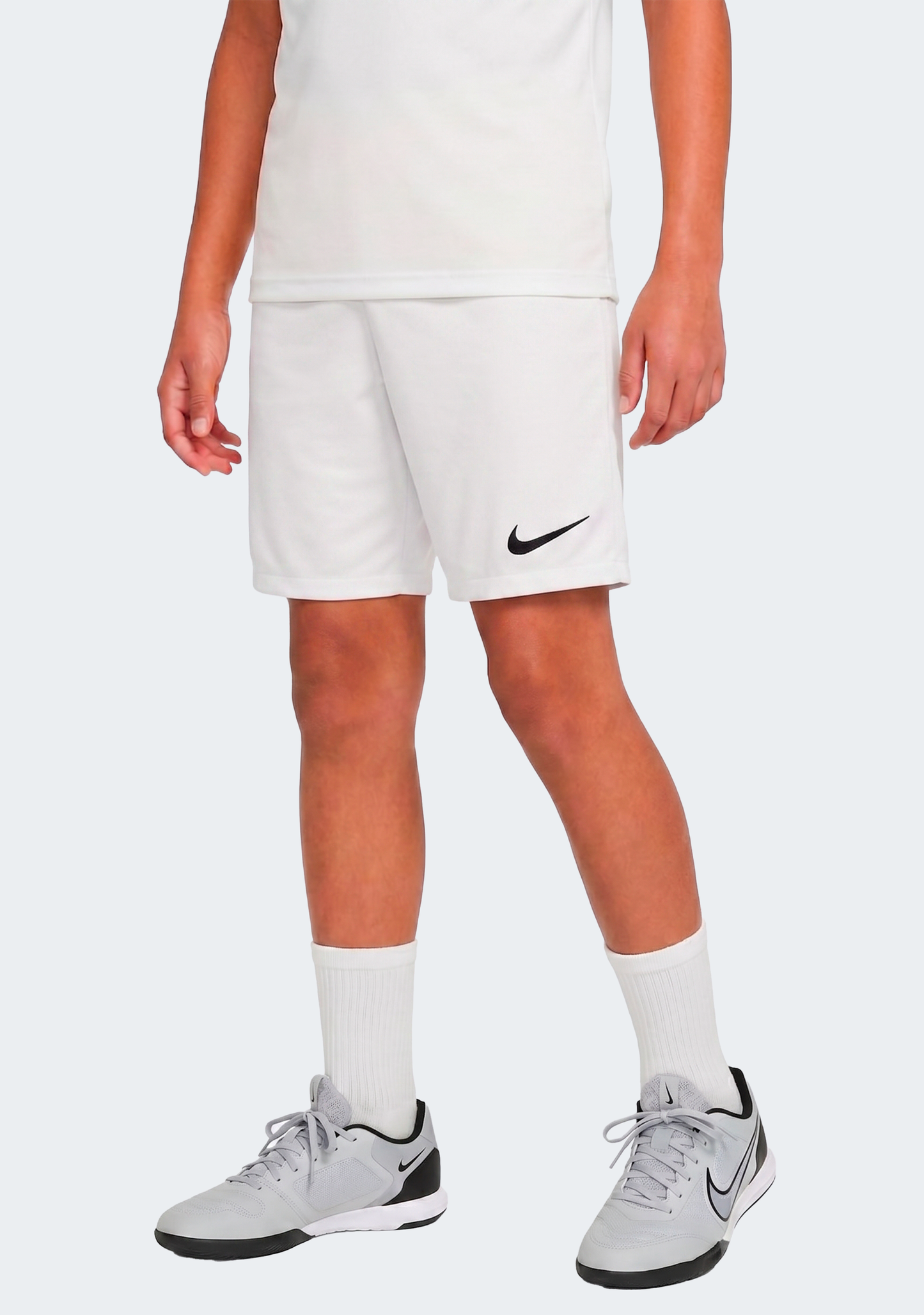 Nike Kids' Park II Knit Shorts White