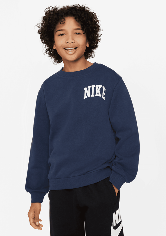 Nike Sportswear Club Big Kids' French Terry Crew-Neck Sweatshirt