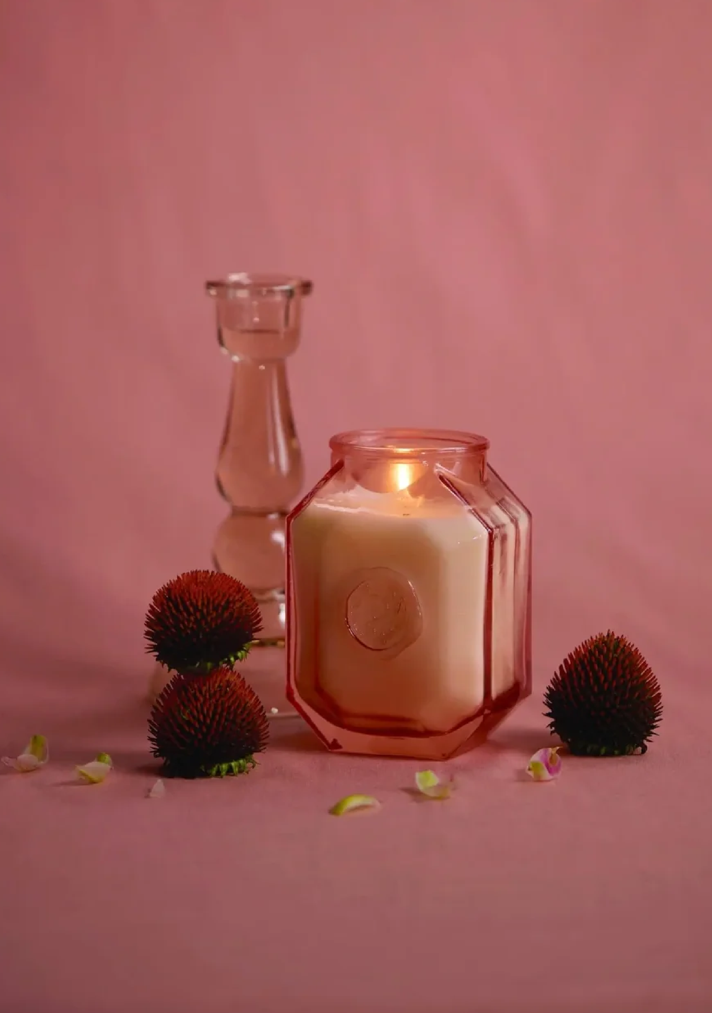 Paddywax Saffron Rose - 8 Oz Glass Candle