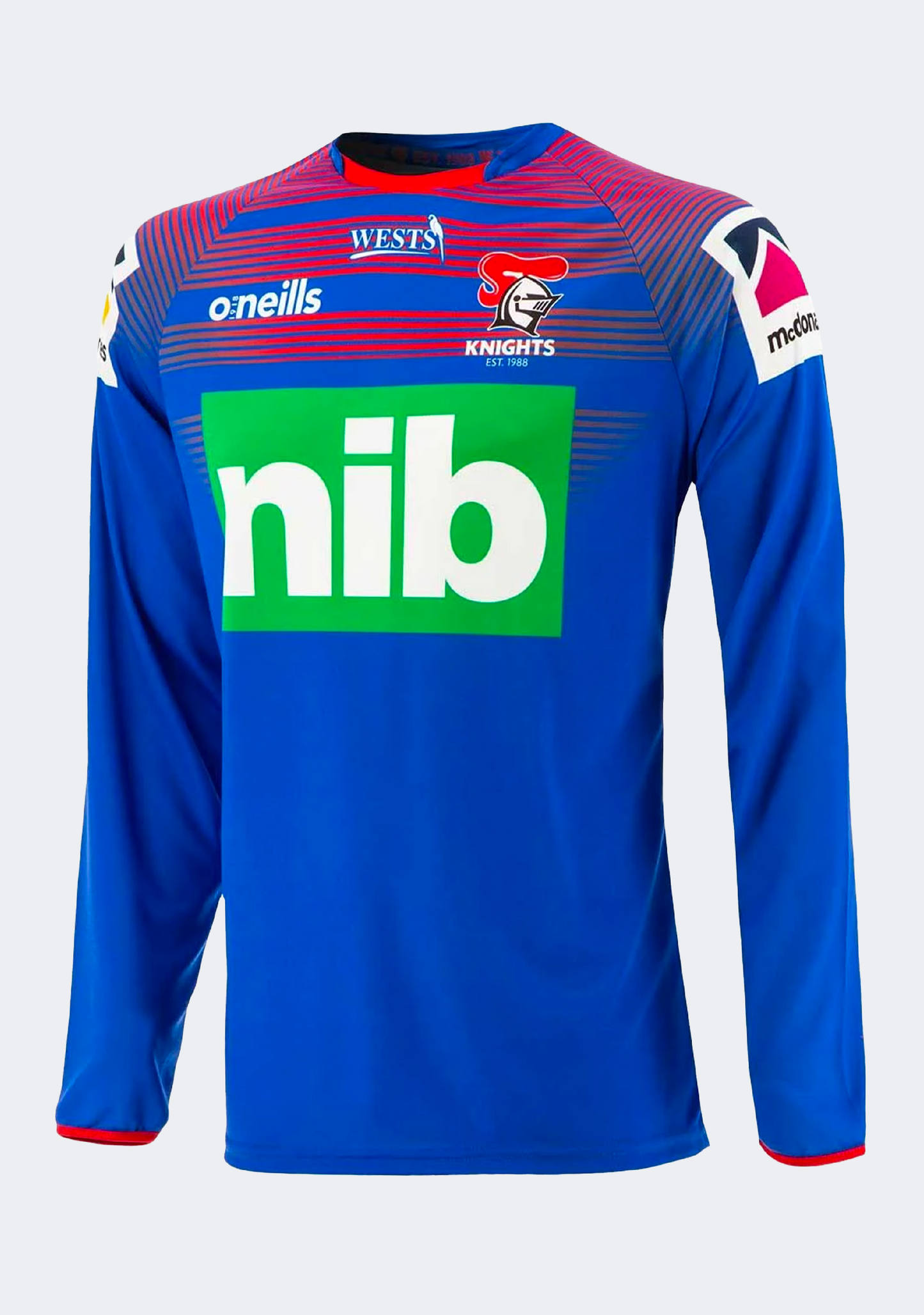 O'Neills Newcastle Knights Men's Long Sleeve Training Tee