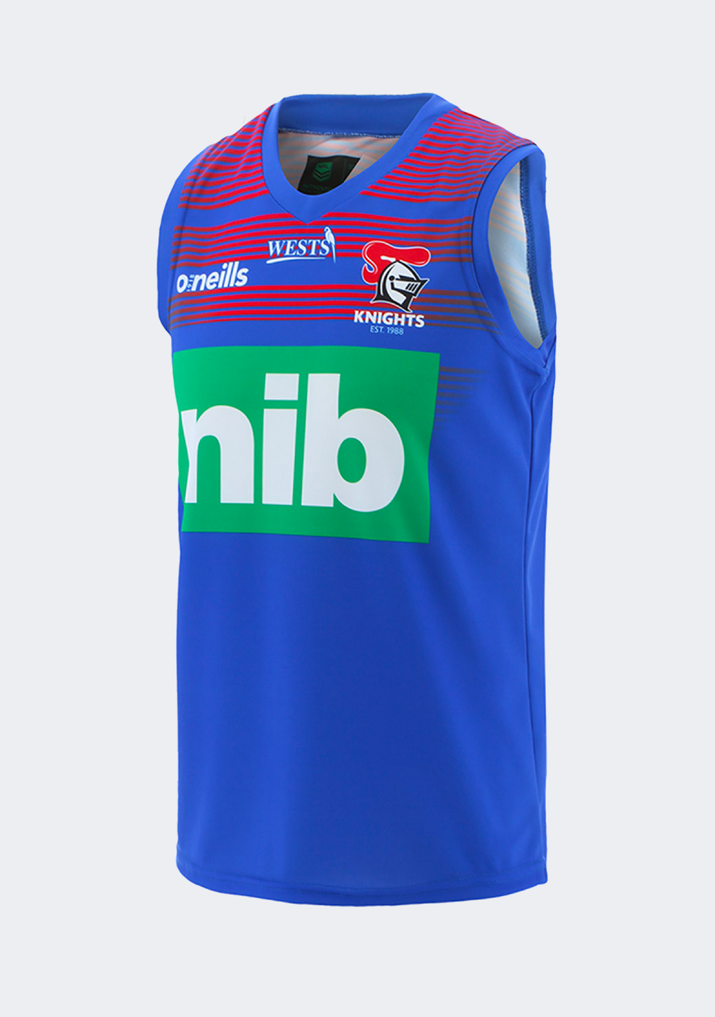 O'Neills Newcastle Knights Men's Training Singlet Royal-Red