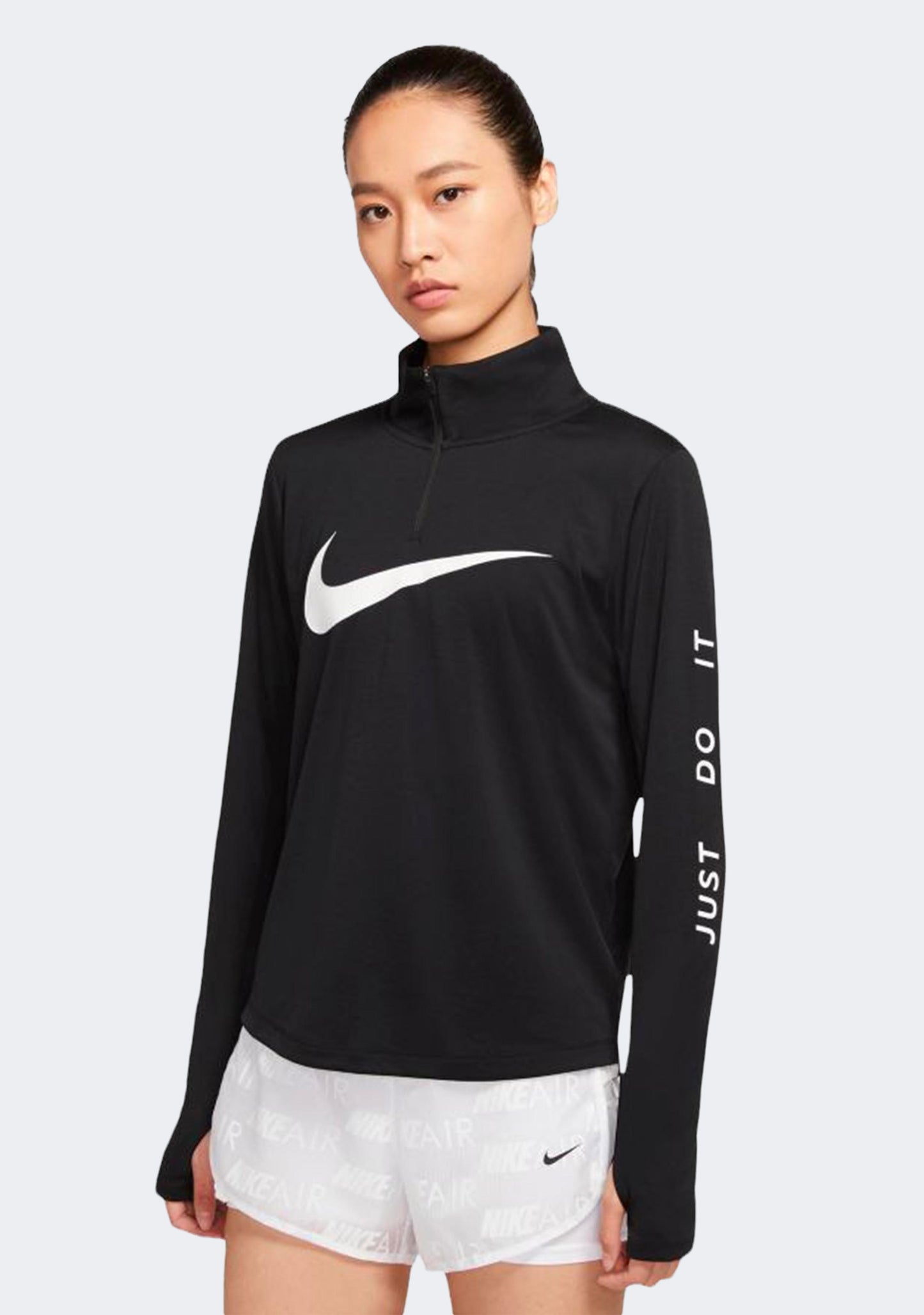 Nike Women's Mid Layer Q/Zip Swoosh Top