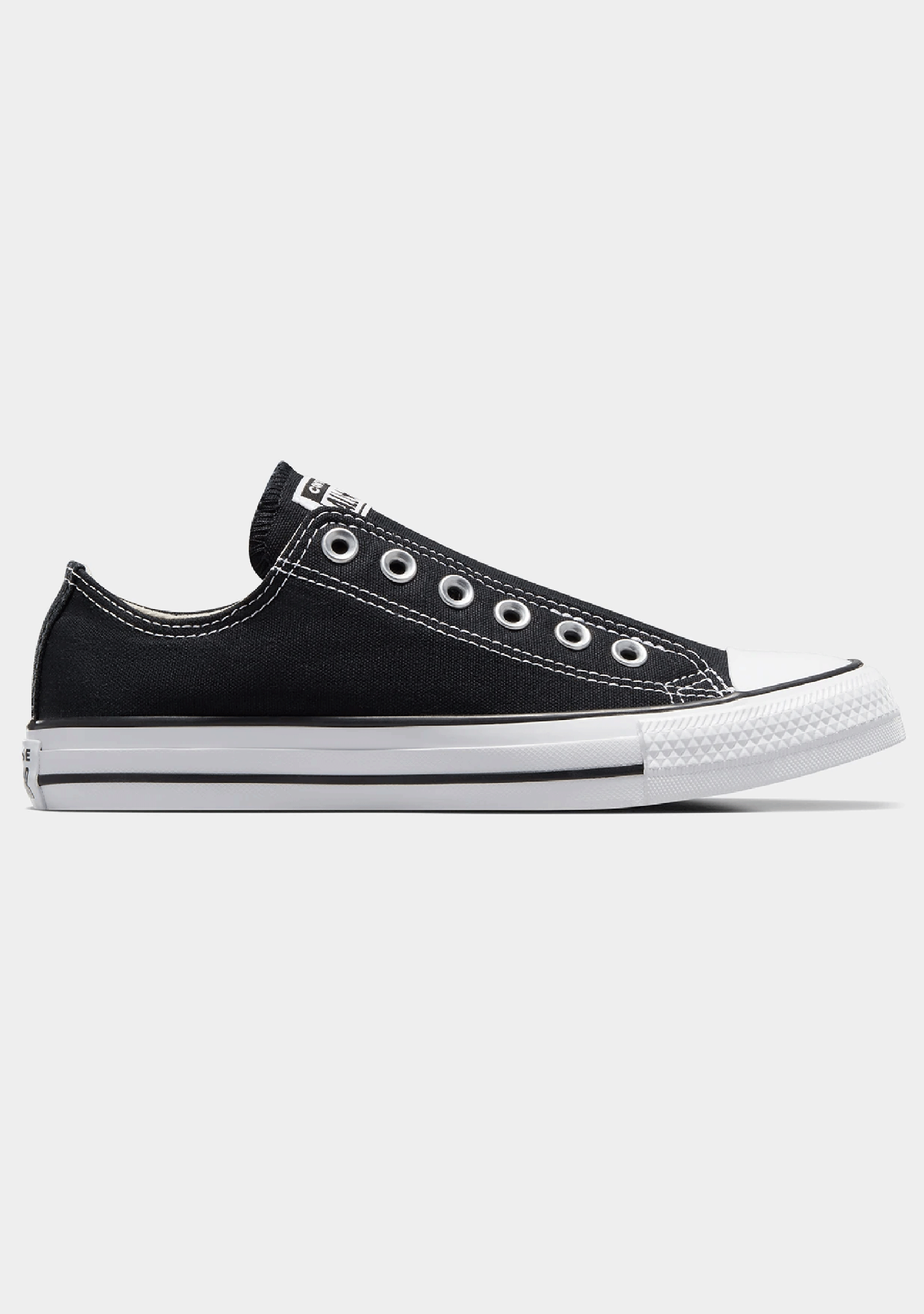 Converse no lace all star slip ons sales