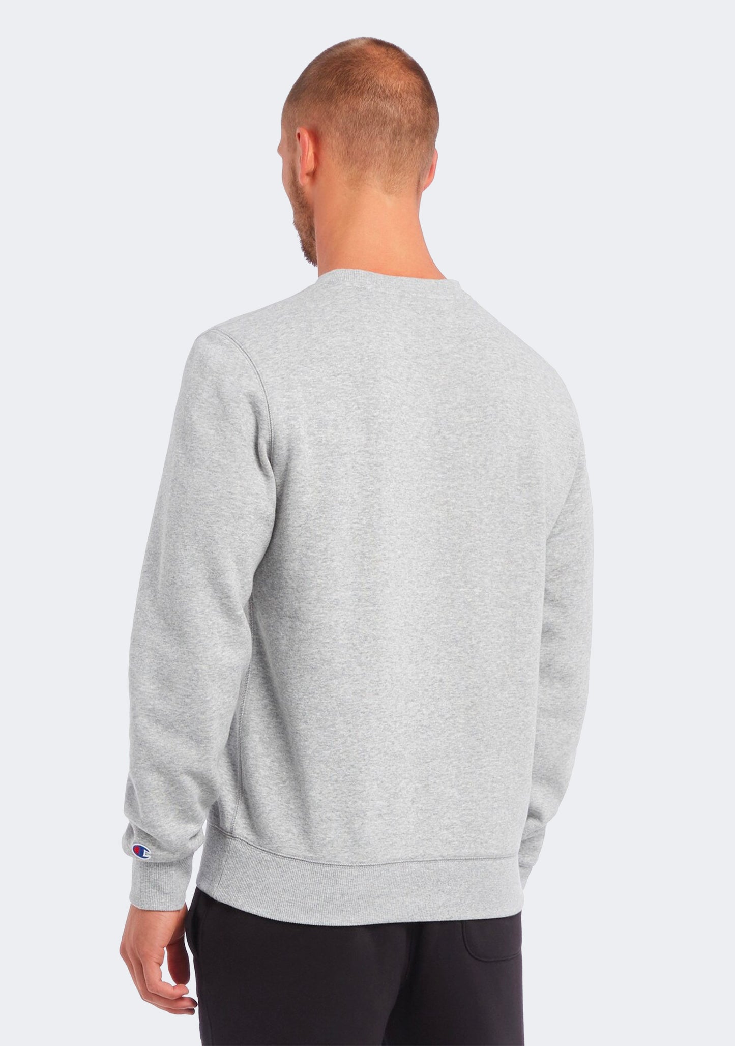 Champion Men’s Script Crew Oxford Heather