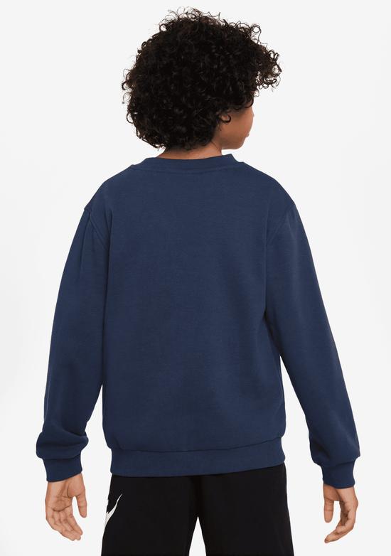Nike Sportswear Club Big Kids' French Terry Crew-Neck Sweatshirt