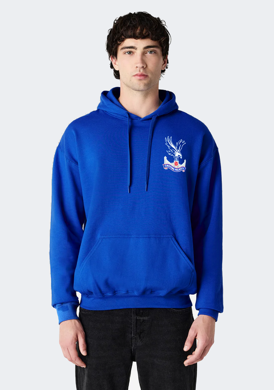 Gildan Adult Crystal Palace Supporter Hoodie Blue