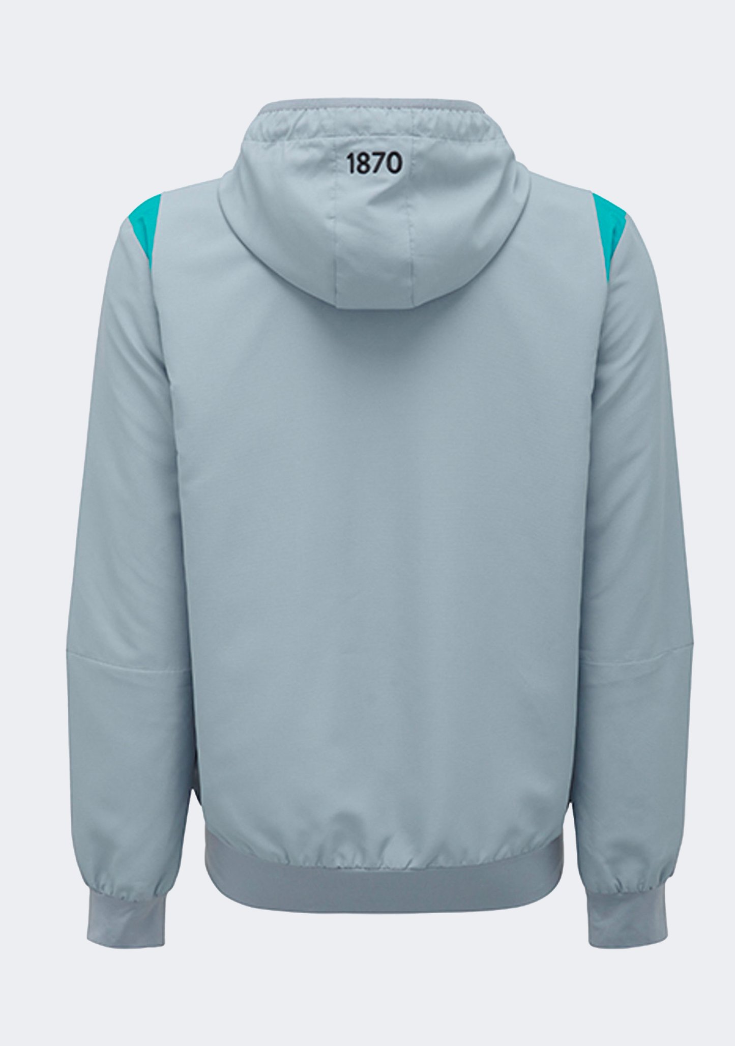 Macron Port Adelaide M21 Men's Travel Full Zip Micro Hooded Sweatshirt