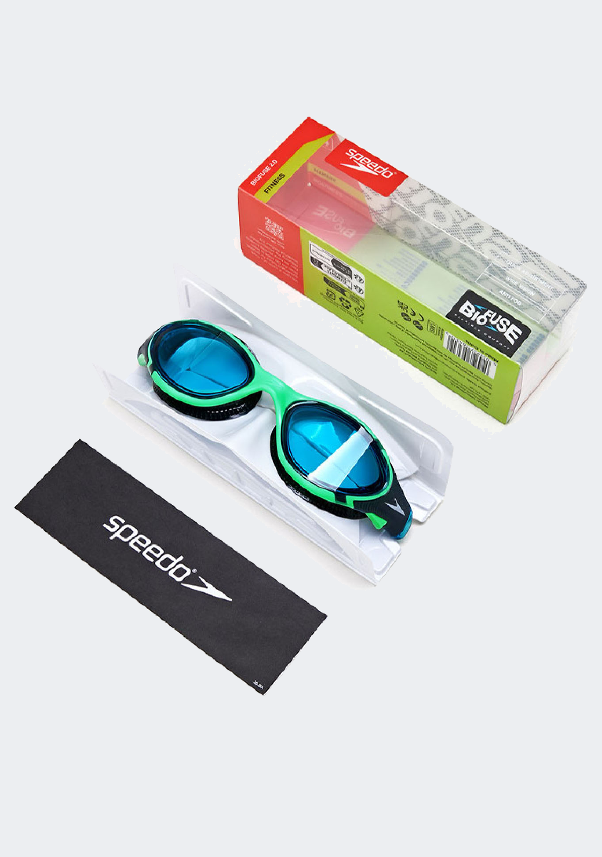 Speedo Adults Biofuse 2.0 Green/Blue