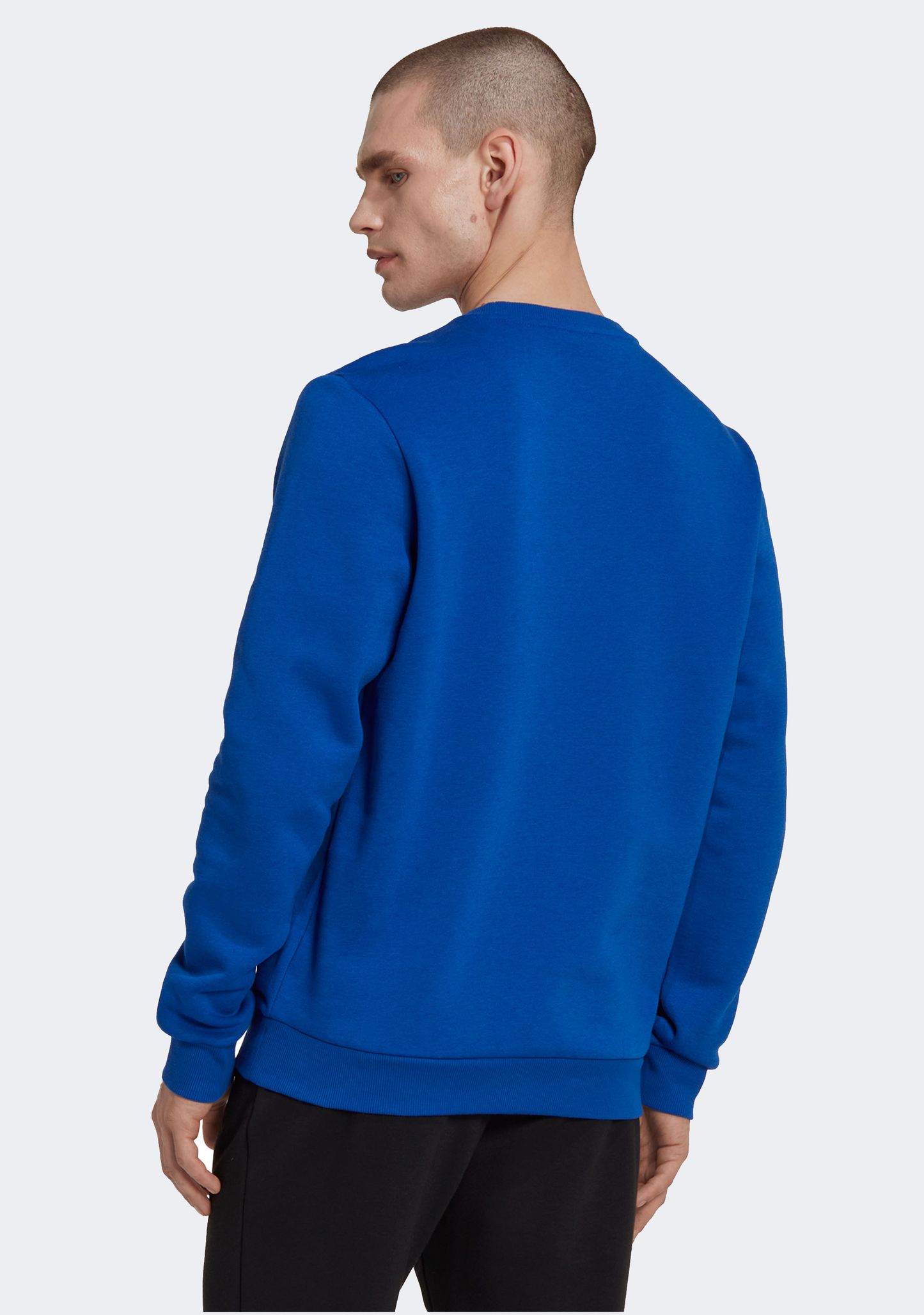 Adidas Men's Big Logo Sweatshirt Blue