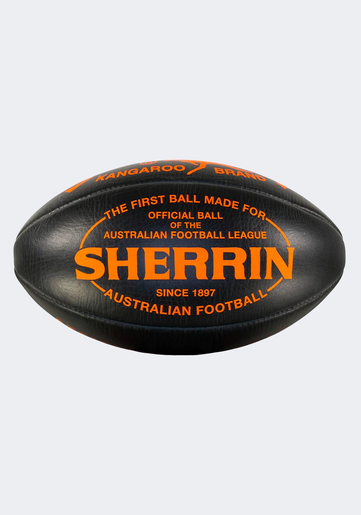 Sherrin Design Leather Black/Orange